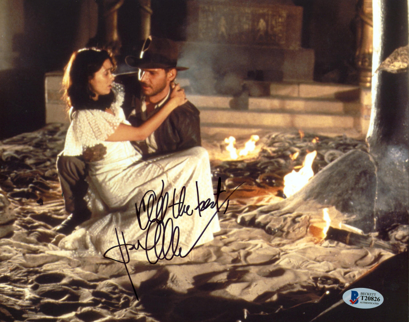 Karen Allen Indiana Jones "All The Best" Authentic Signed 8x10 Photo BAS #T20826