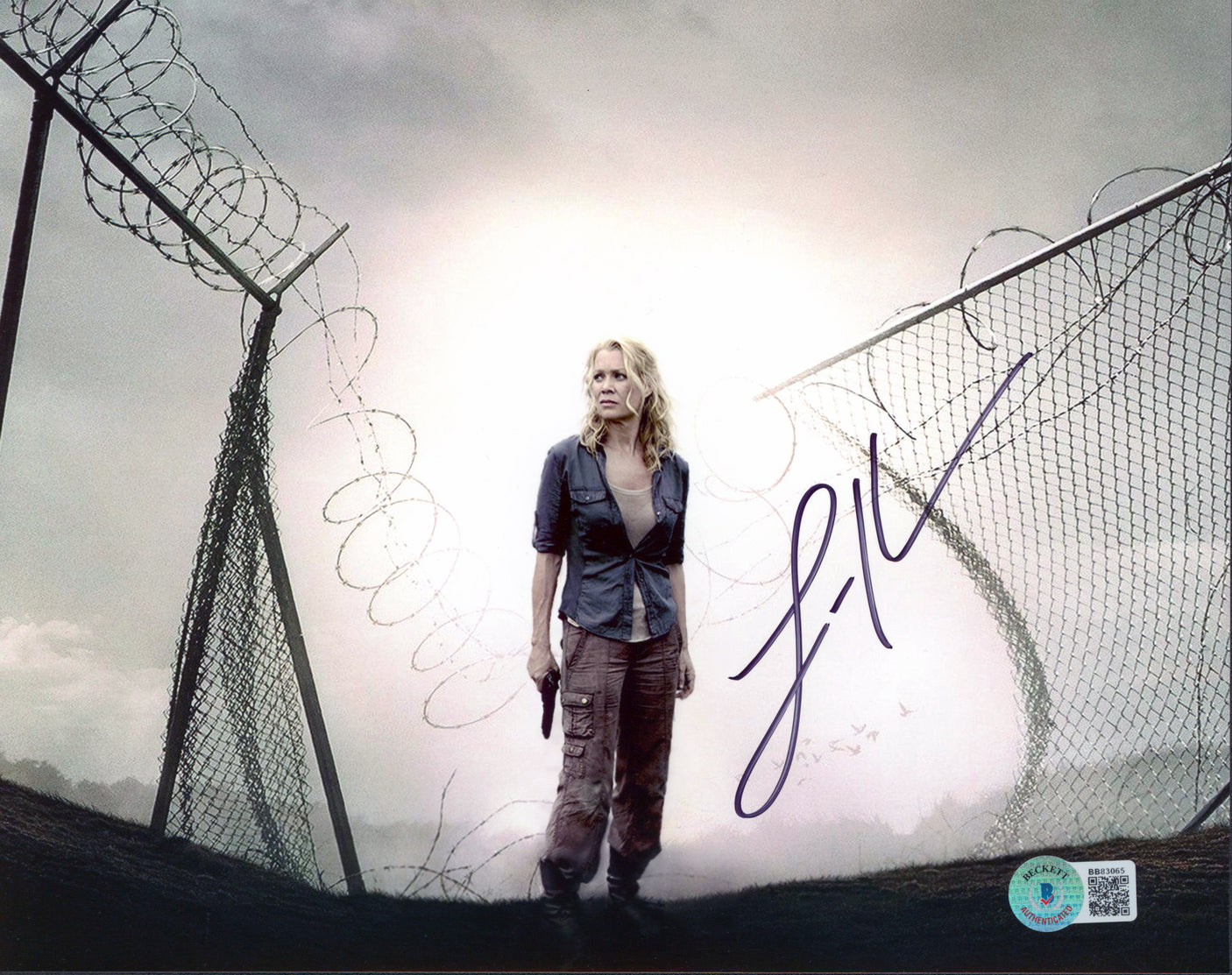Laurie Holden The Walking Dead Authentic Signed 8x10 Photo BAS #BB83065