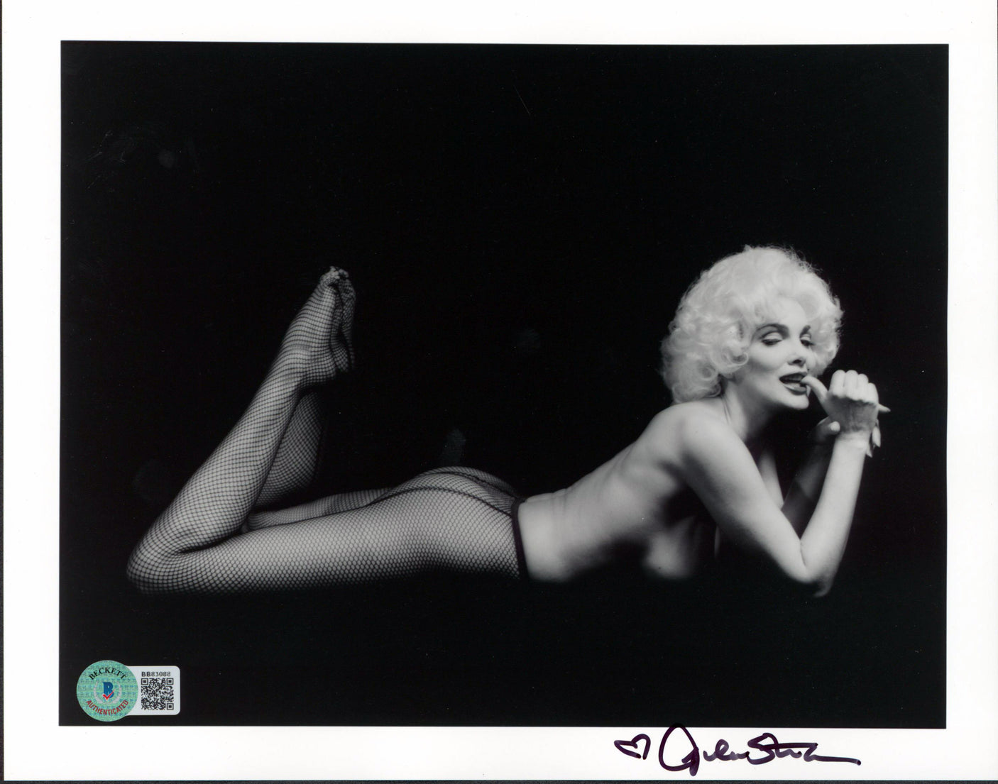 Julie Strain Heavy Metal Authentic Signed 8x10 Sexy Photo Deceased BAS #BB83088