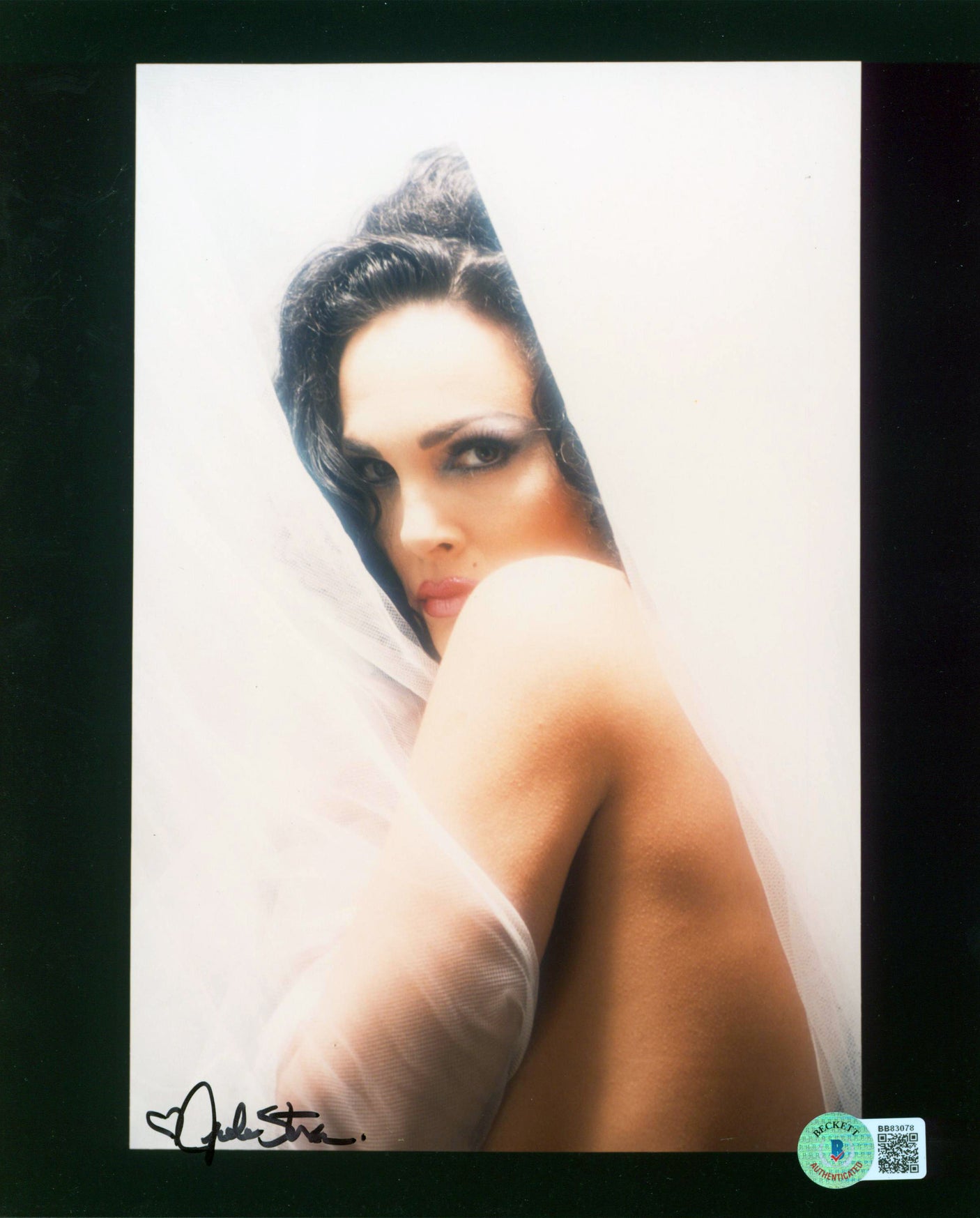 Julie Strain Heavy Metal Authentic Signed 8x10 Sexy Photo Deceased BAS #BB83078