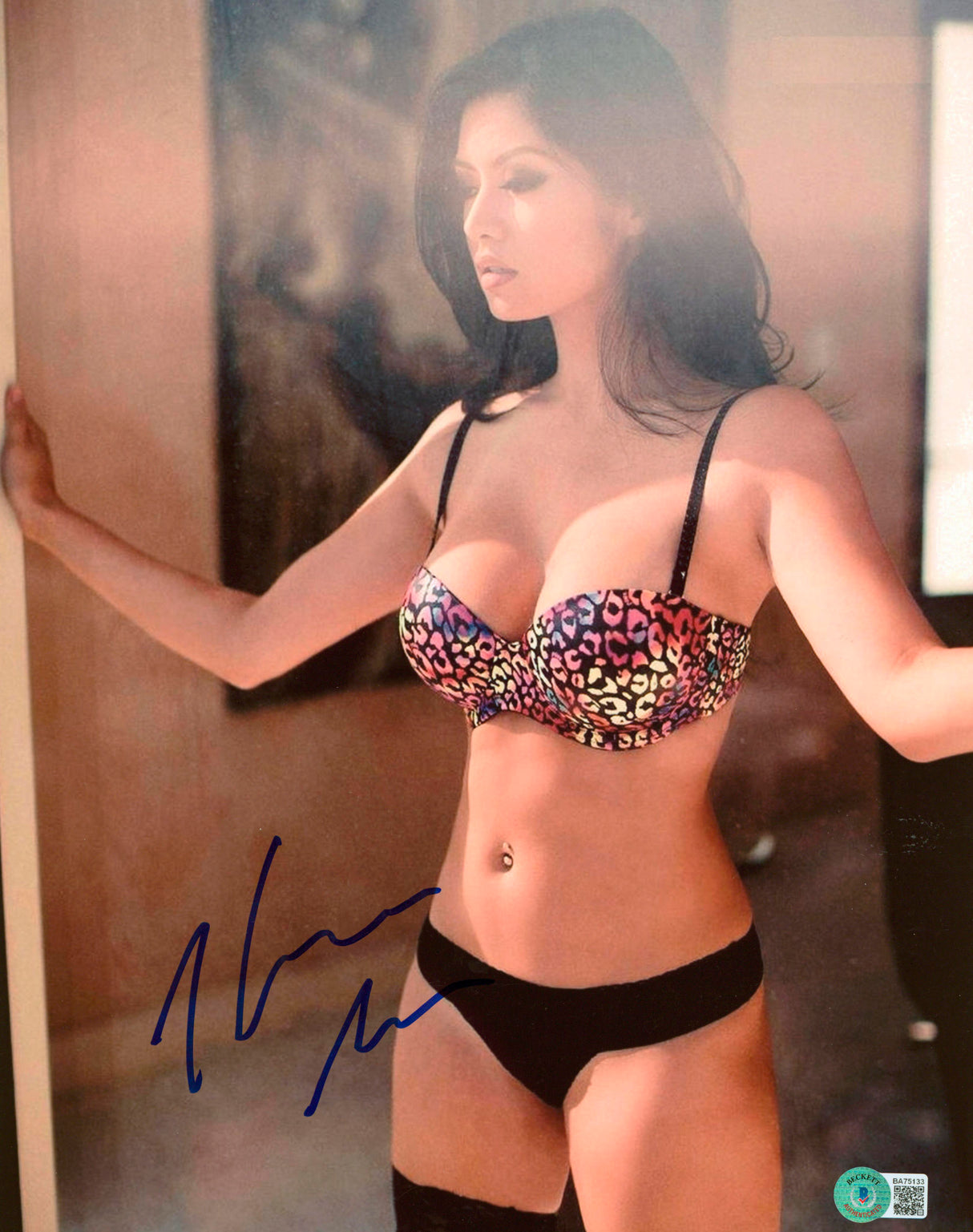 Kim Lee Bling Empire Authentic Signed 11x14 Sexy Photo Autographed BAS #BA75133