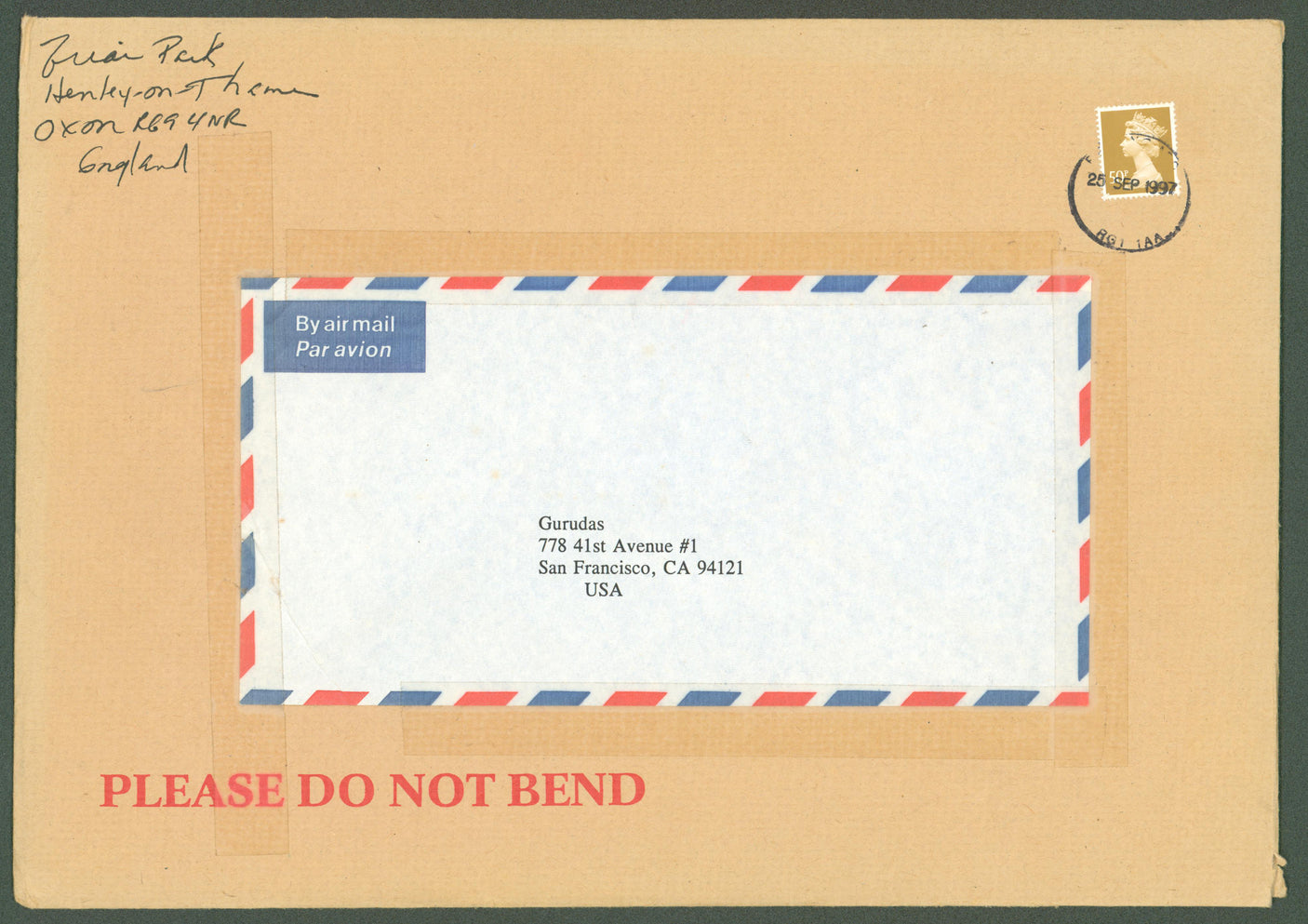 George Harrison The Beatles Authentic Signed Handwritten Letter BAS #AA03799