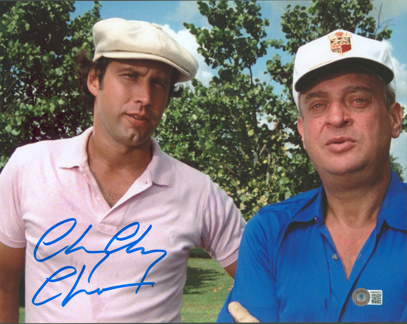 Chevy Chase Caddyshack Authentic Signed 11x14 Photo BAS Witnessed #WM90552