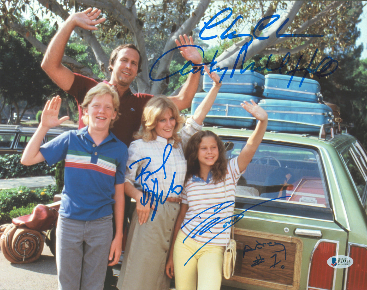 Vacation (4) Chase, D'Angelo, Hall & Barron Signed 11x14 Photo BAS Wit #P43346