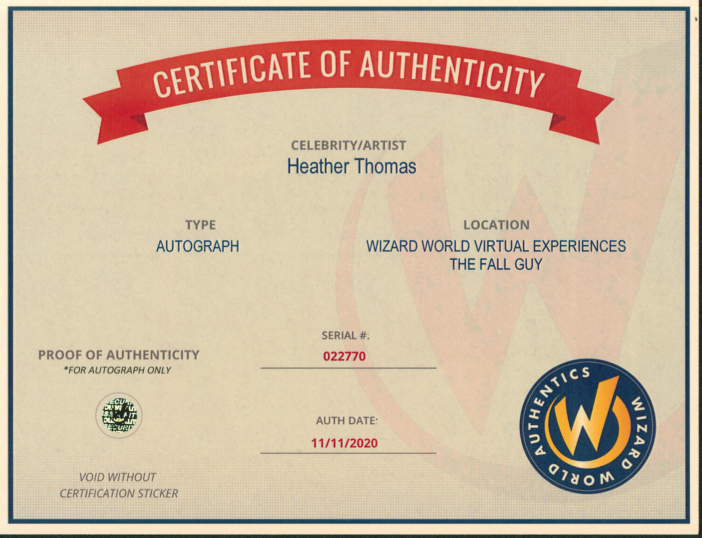 Heather Thomas The Fall Guy "Love & Laughs" Signed 9x7 Photo BAS #BJ08763