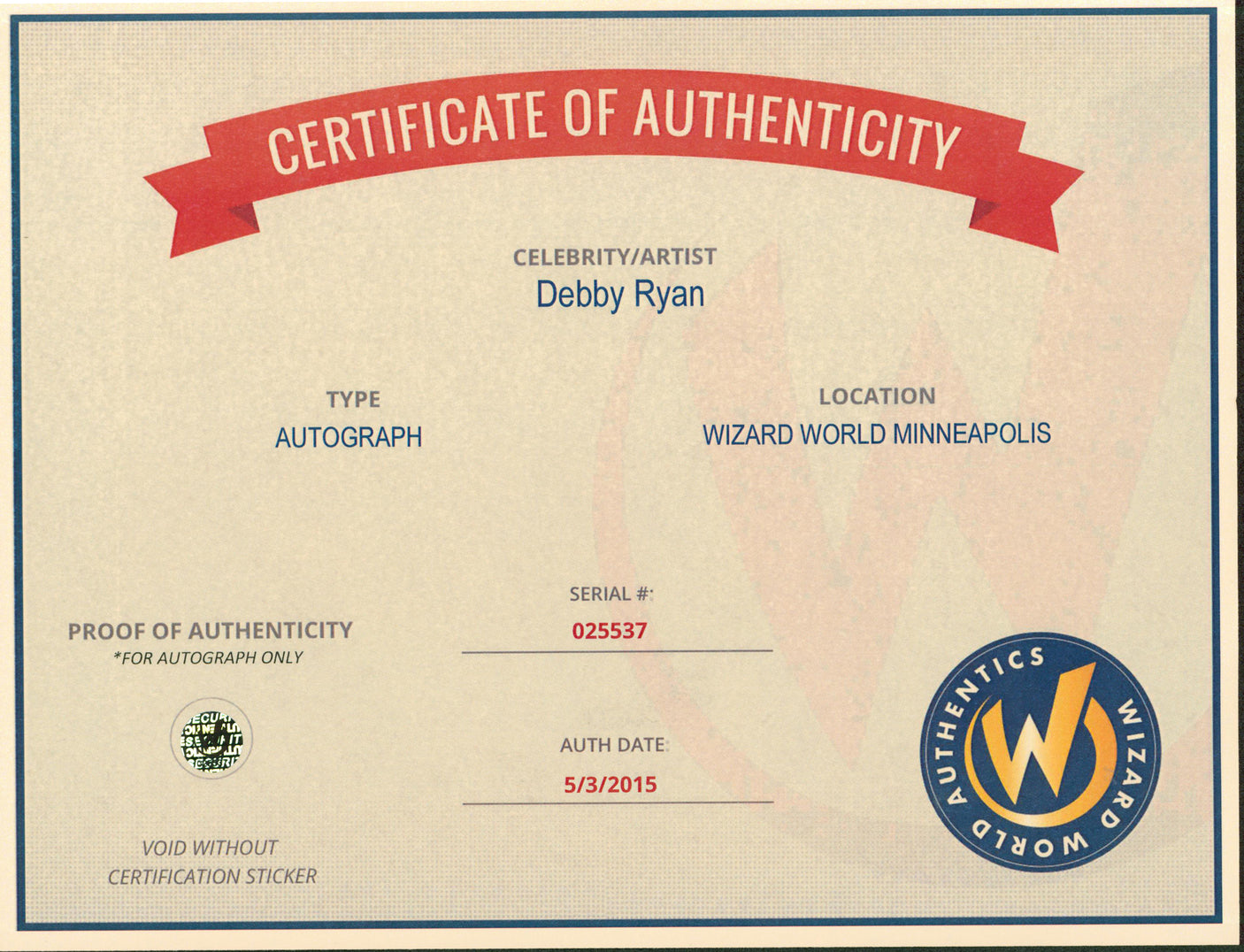 Debby Ryan Jessie Authentic Signed 8x10 Photo Autographed Wizard World #025537