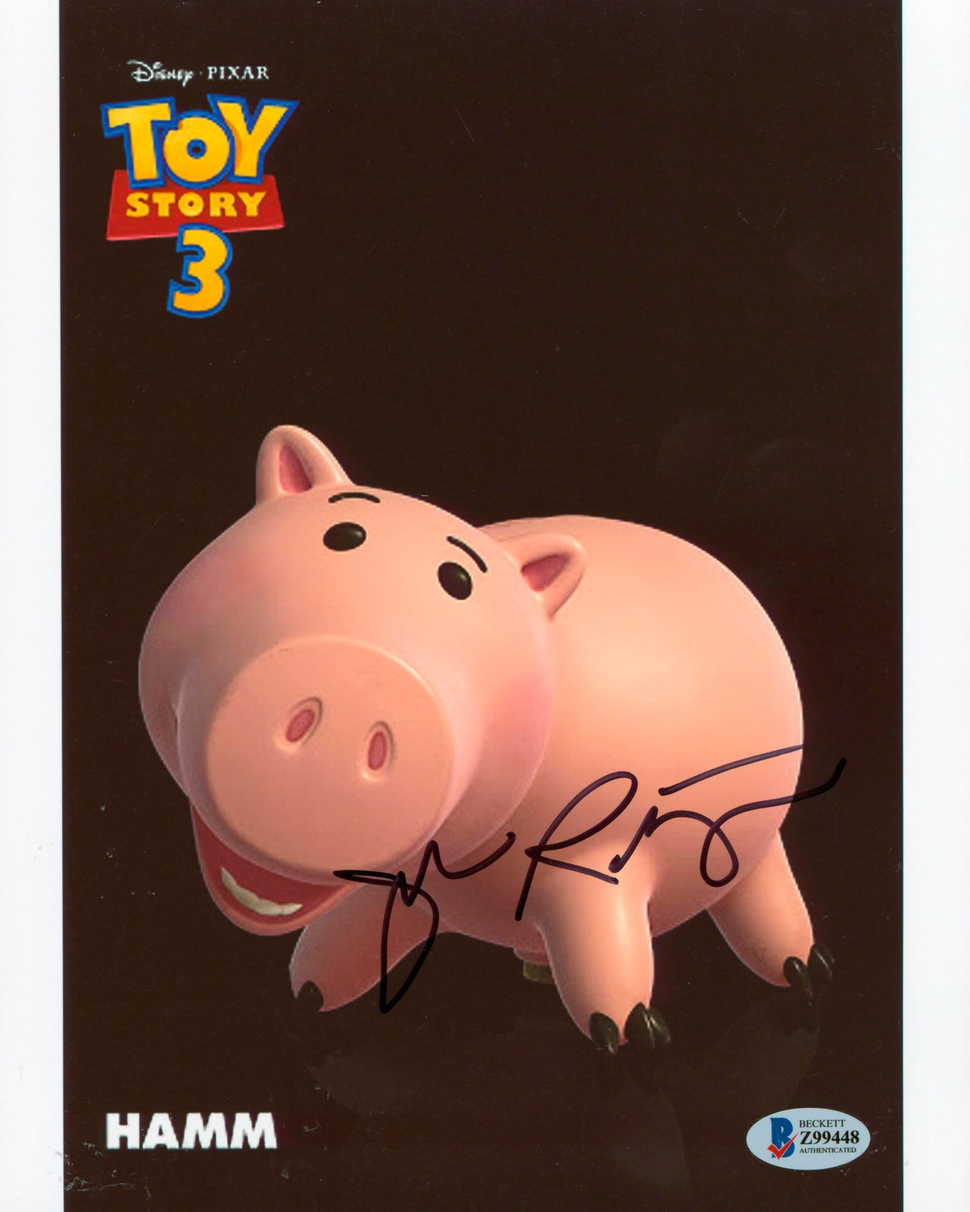 John Ratzenberger Toy Story Authentic Signed 8x10 Photo Autographed BAS #Z99448
