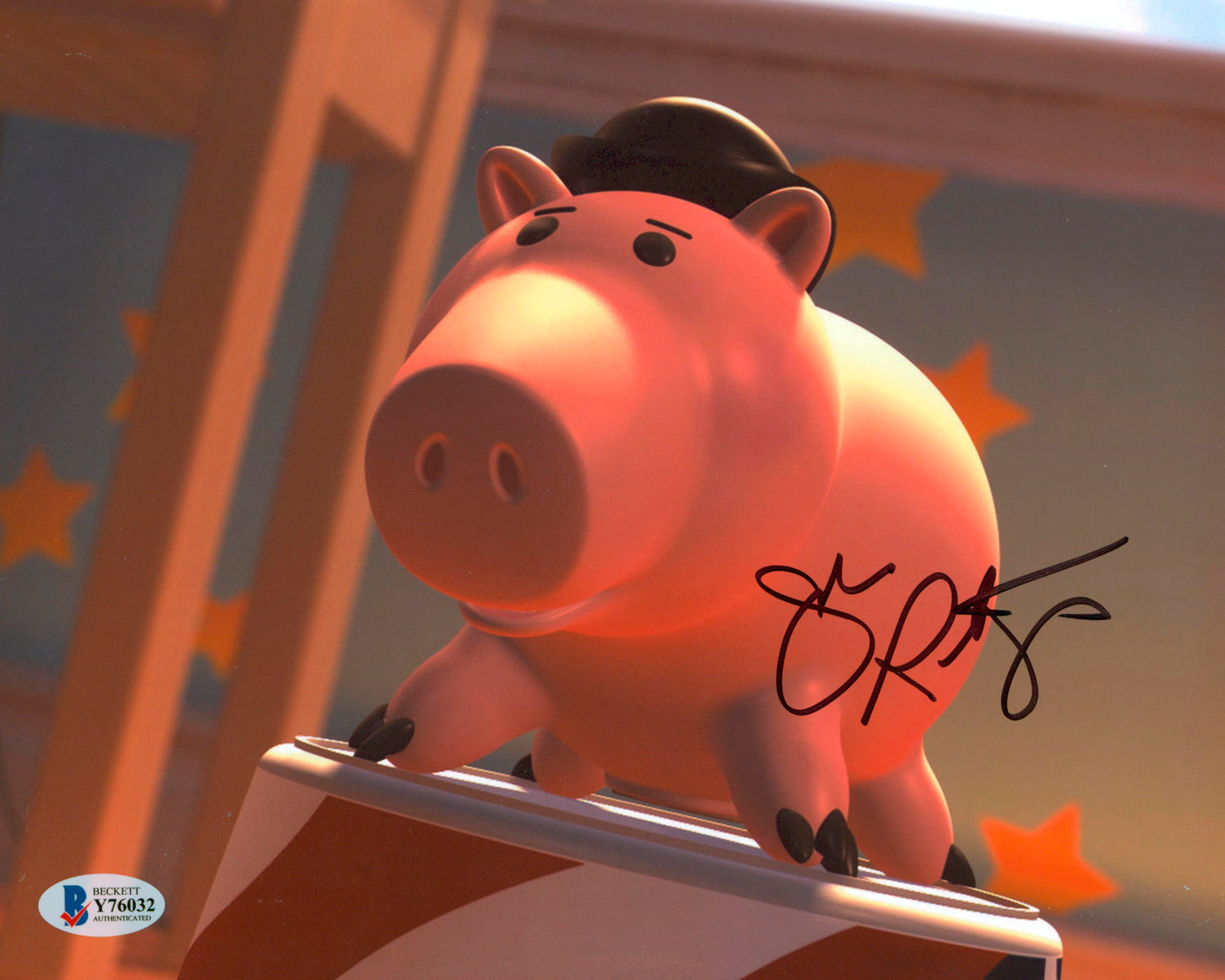 John Ratzenberger Toy Story Authentic Signed 8x10 Photo Autographed BAS #Y76032