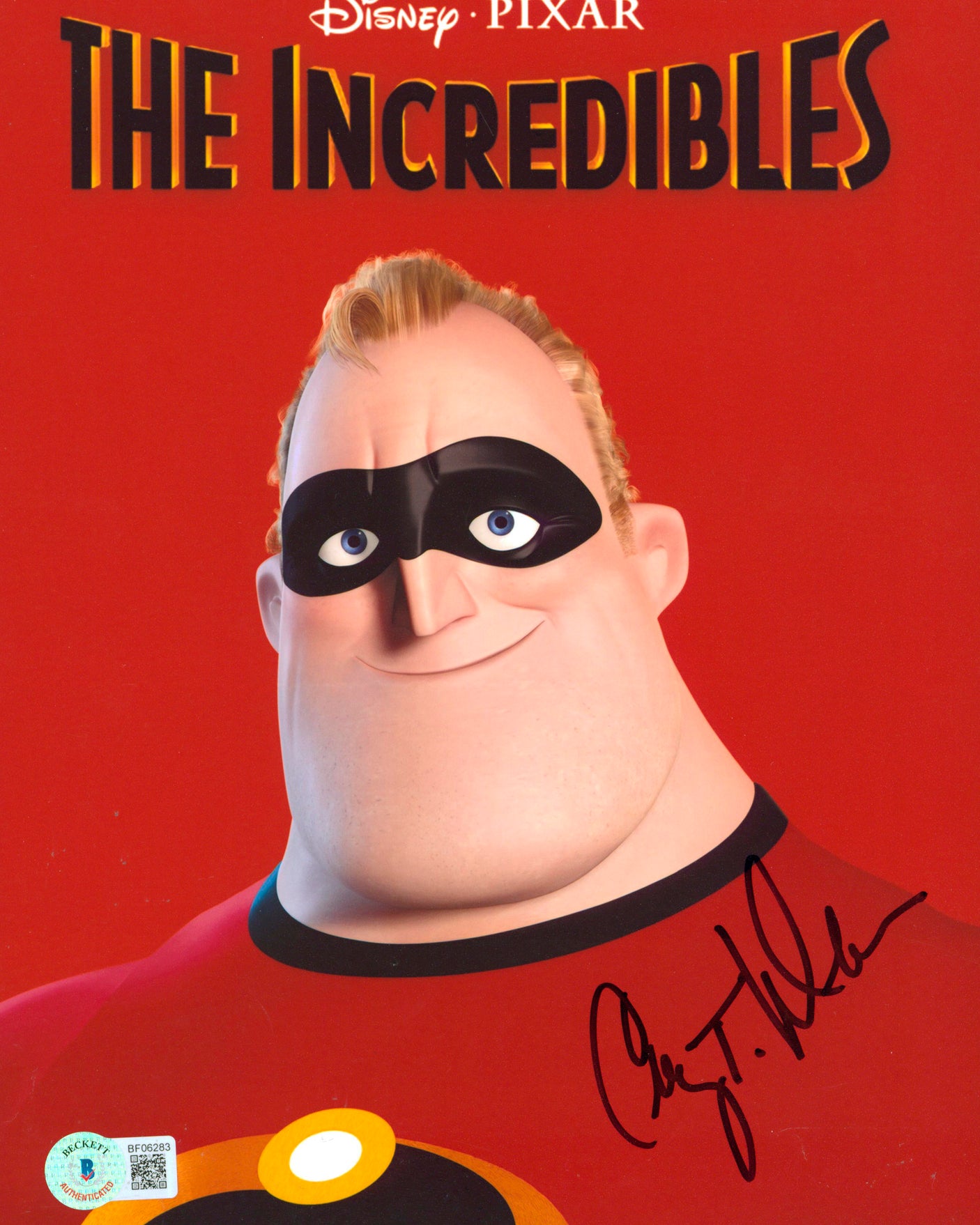 Craig T. Nelson The Incredibles Authentic Signed 8x10 Photo BAS #BF06283