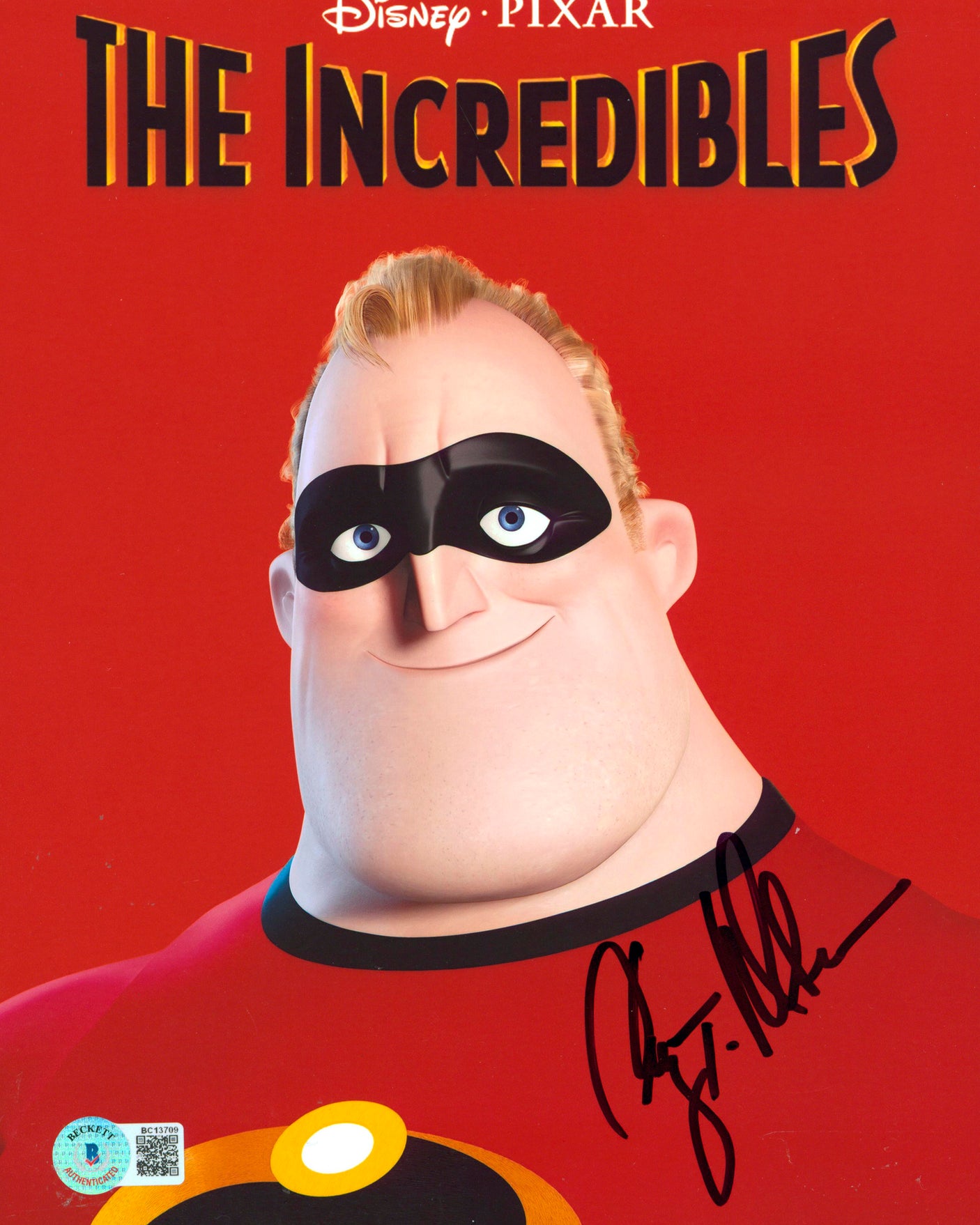 Craig T. Nelson The Incredibles Authentic Signed 8x10 Photo BAS #BC13709