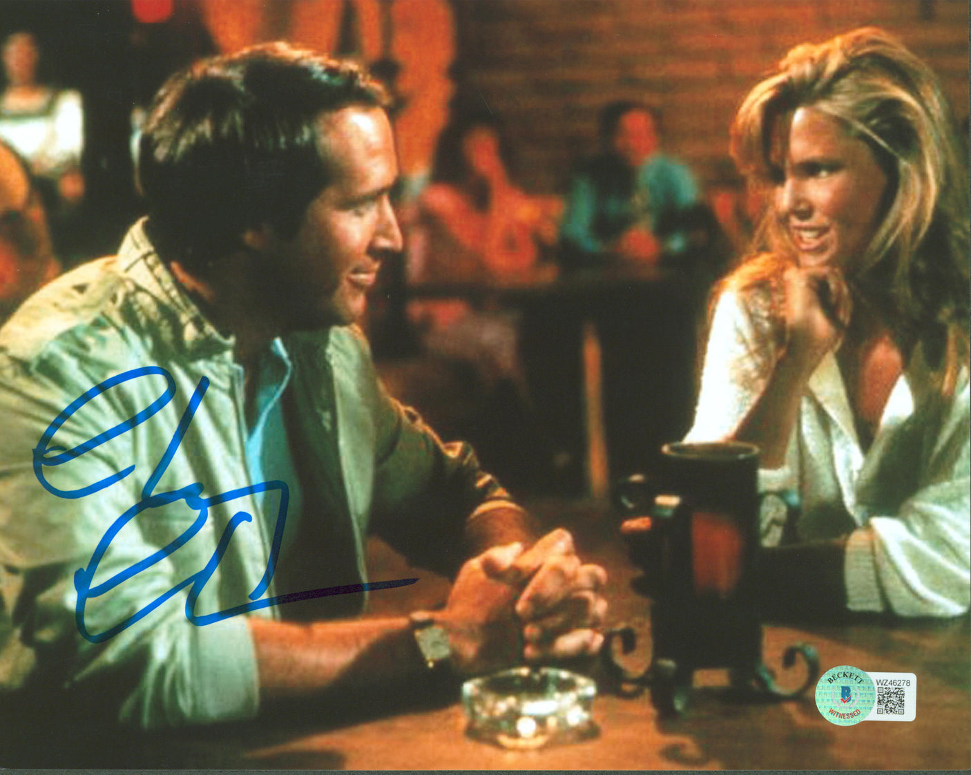 Chevy Chase Three Amigos Authentic Signed 8X10 Photo BAS Witnessed 13