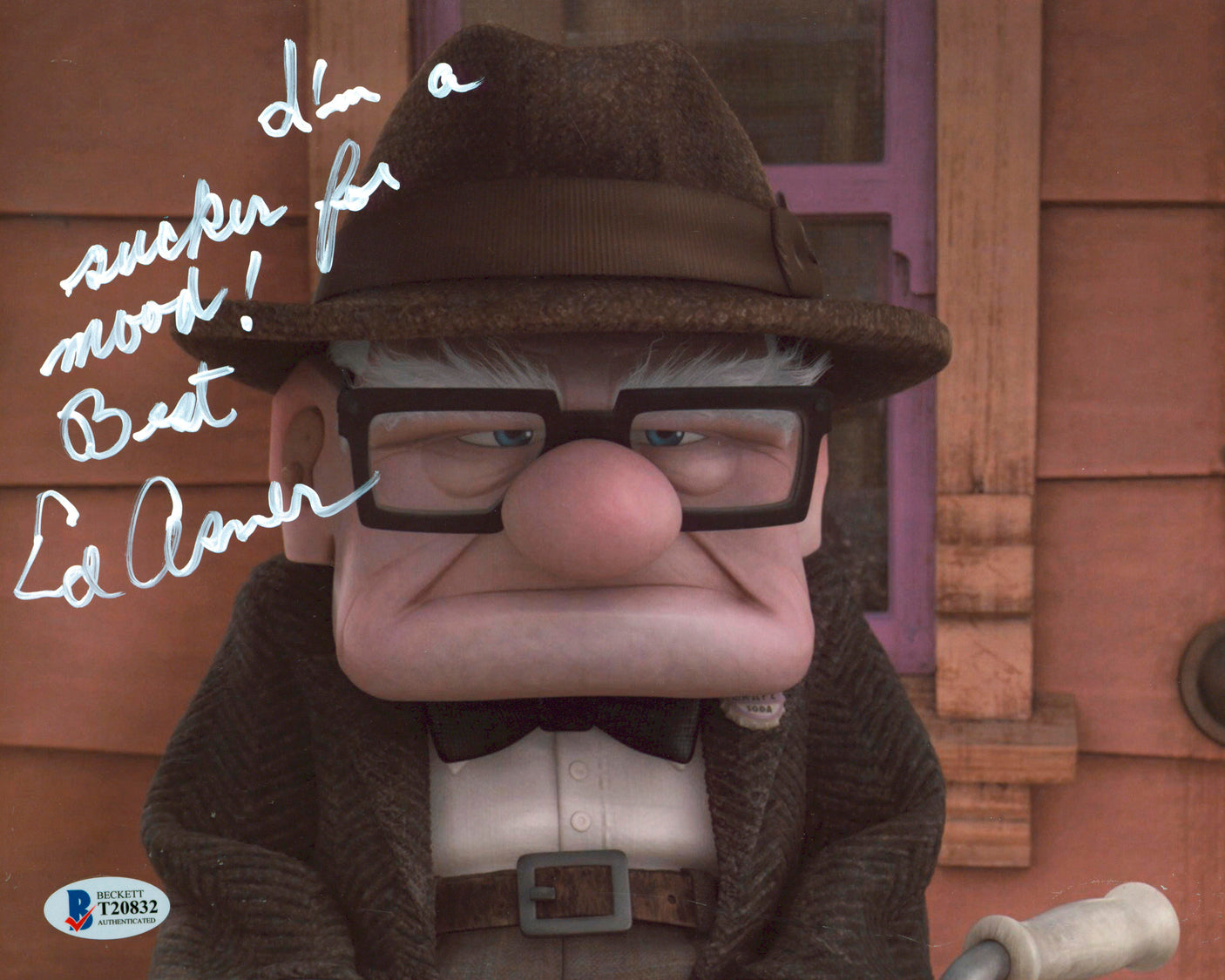 Ed Asner Up "Best" Authentic Signed 8x10 Photo Autographed BAS #T20832