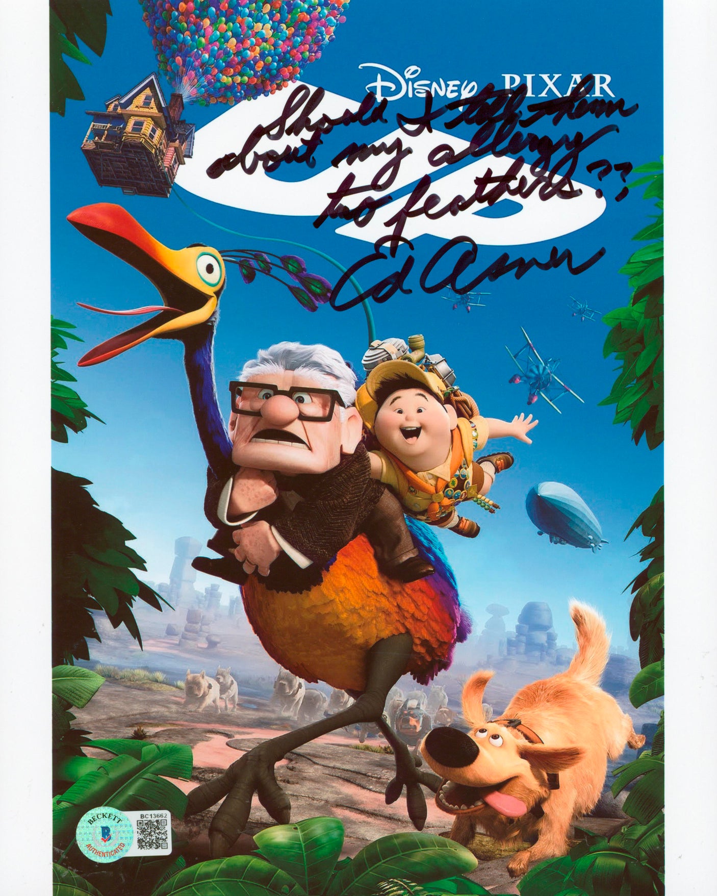 Ed Asner Up "Should I Tell Them" Authentic Signed 8x10 Photo BAS #BC13662