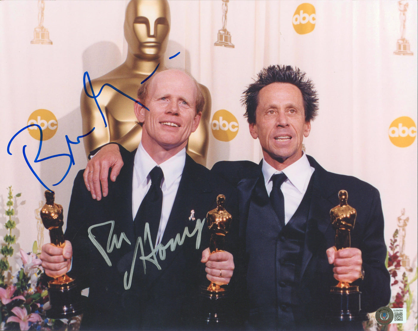 Ron Howard & Brian Grazer Authentic Signed 11x14 Photo Autographed BAS #BJ084564