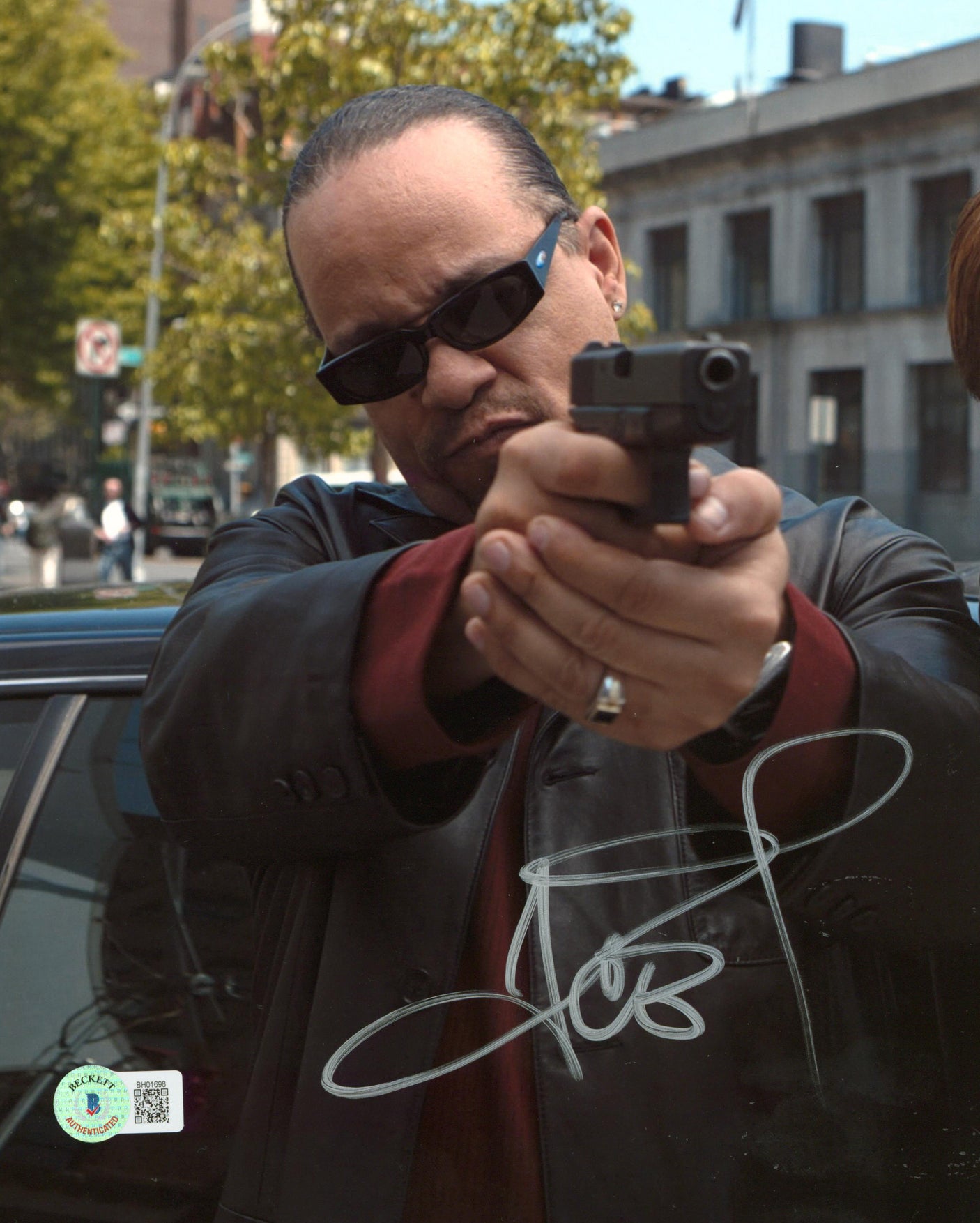 Ice-T Law & Order SVU Authentic Signed 8x10 Photo Autographed BAS #BH01698