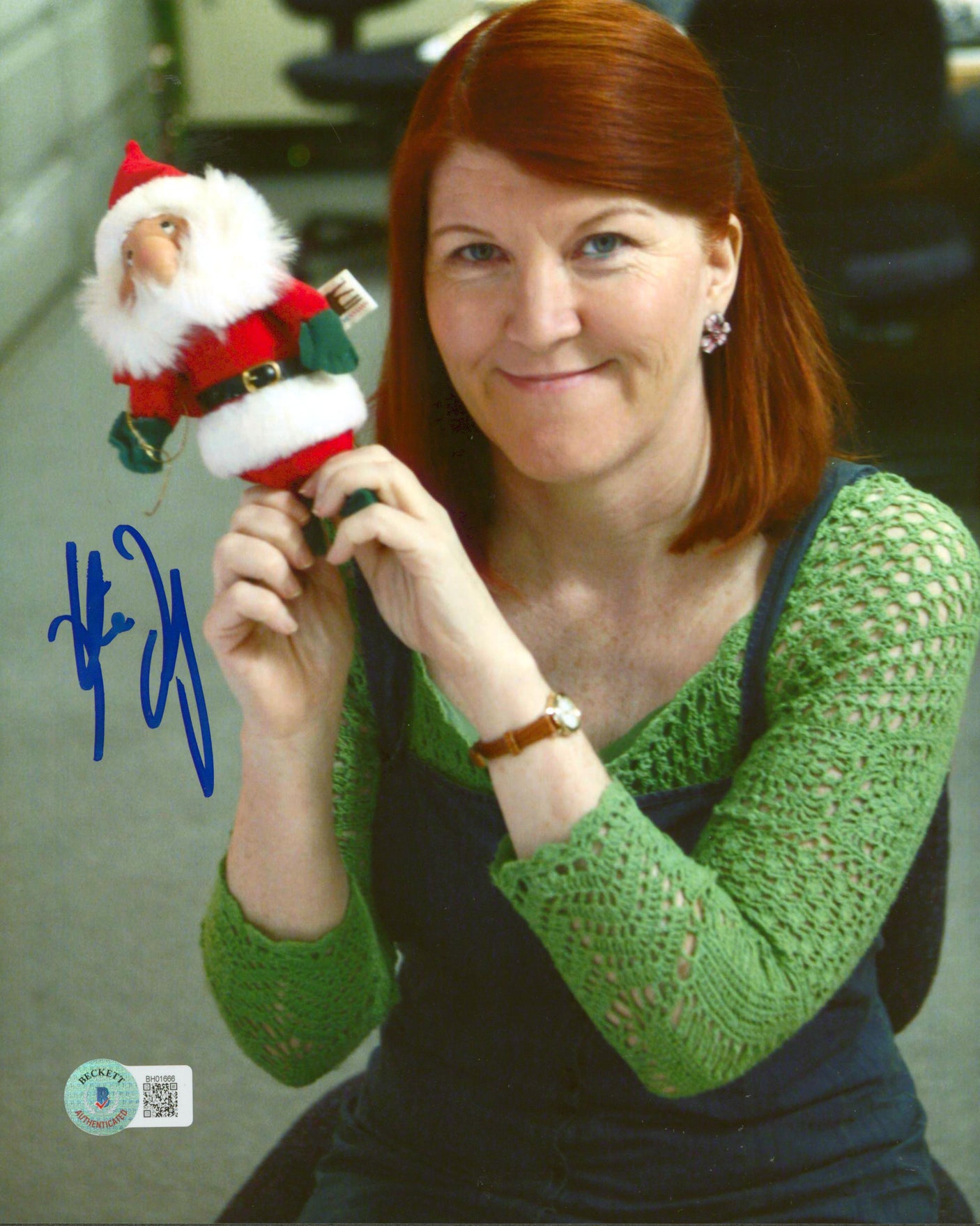 Kate Flannery The Office Authentic Signed 8x10 Photo Autographed BAS #BH01666