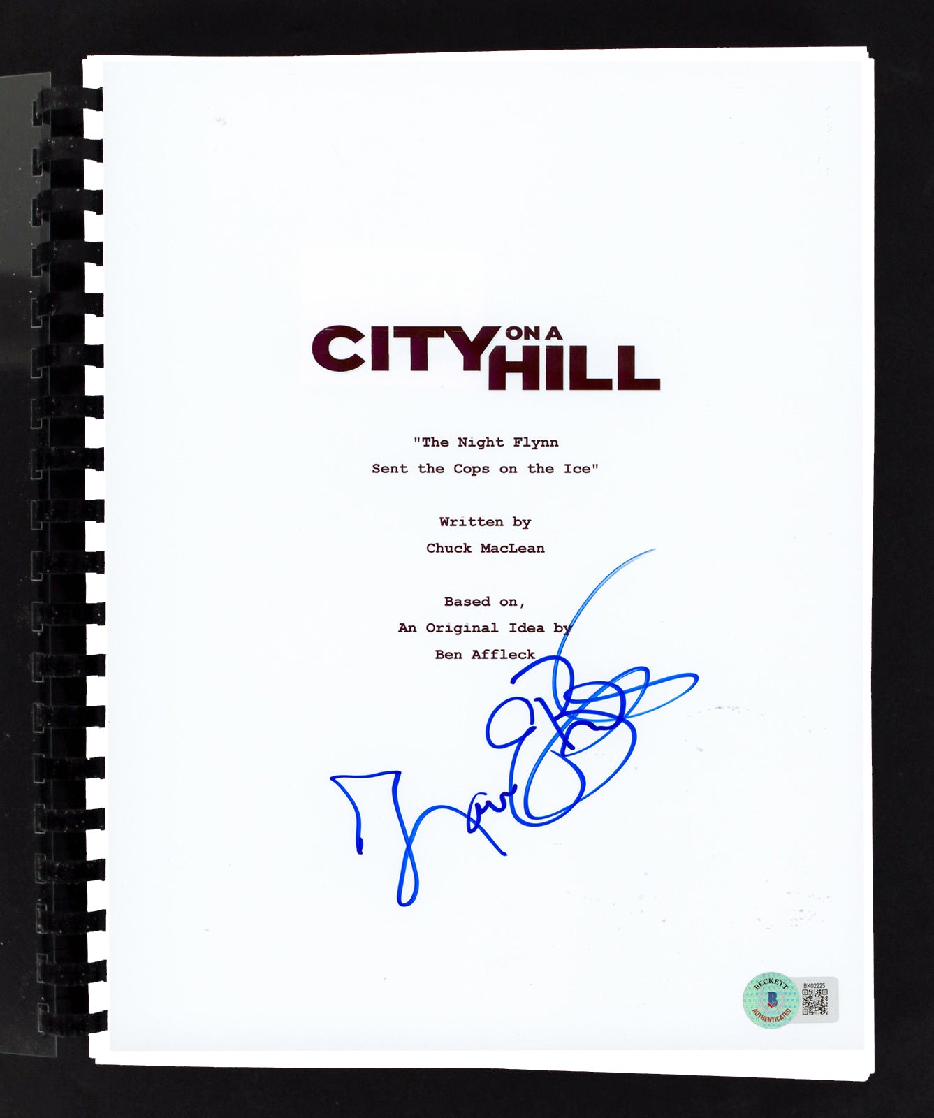 Lauren E. Banks City On A Hill Authentic Signed Movie Script BAS #BK02225