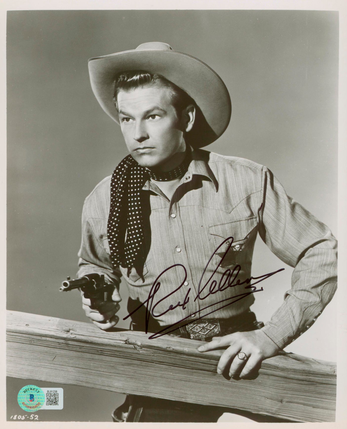 Rex Allen Colorado Sundown Authentic Signed 8x10 Photo Autographed BAS #BL81238