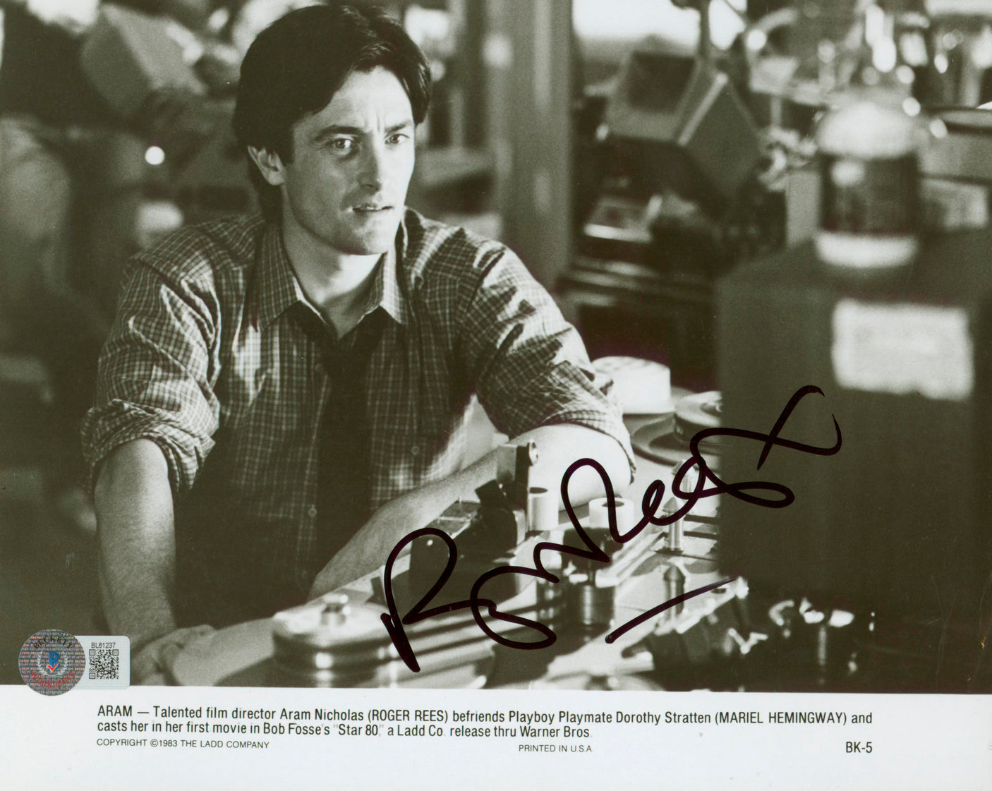 Roger Rees Star 80 Authentic Signed 8x10 Photo Autographed BAS #BL81237