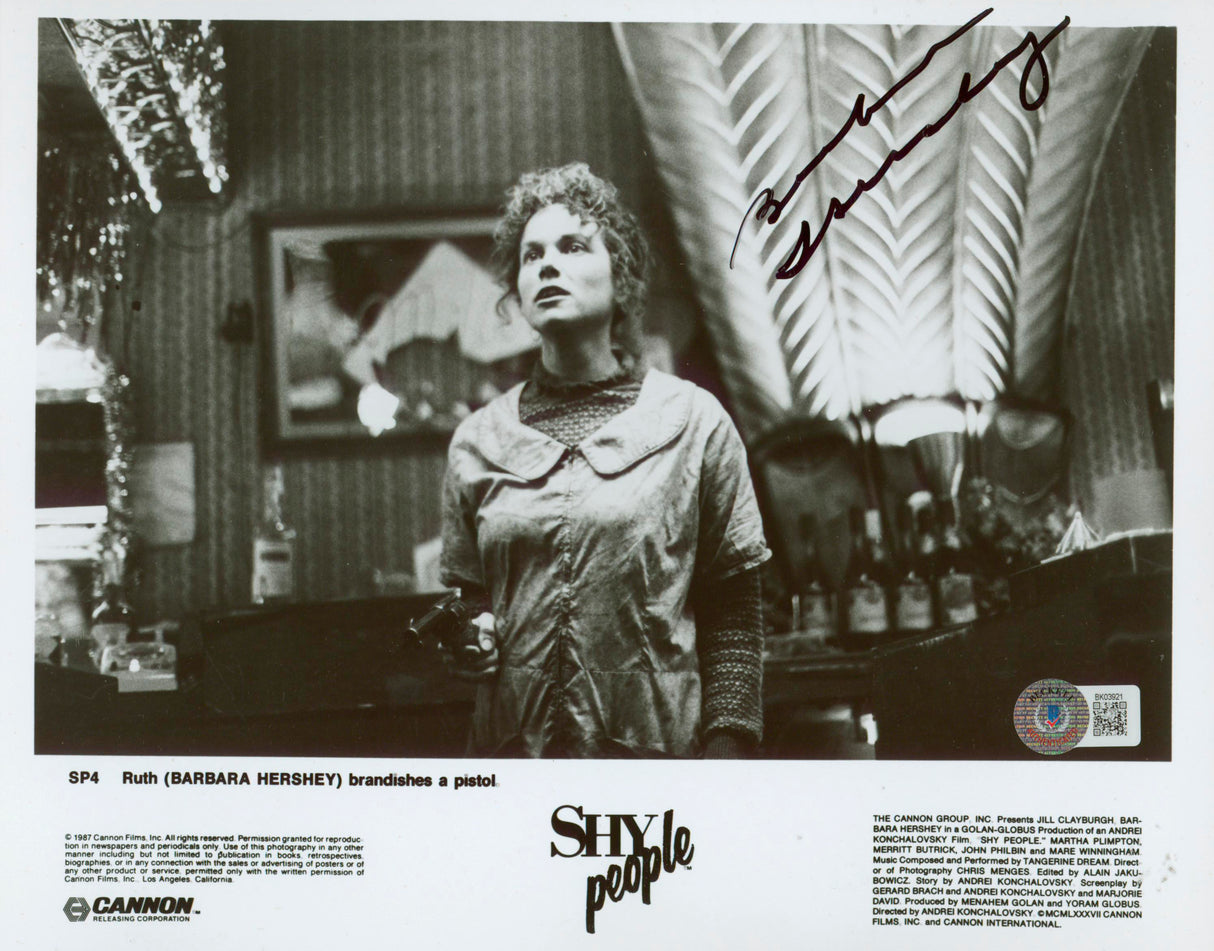 Barbara Hershey Shy People Authentic Signed 8x10 Photo Autographed BAS #BK03921