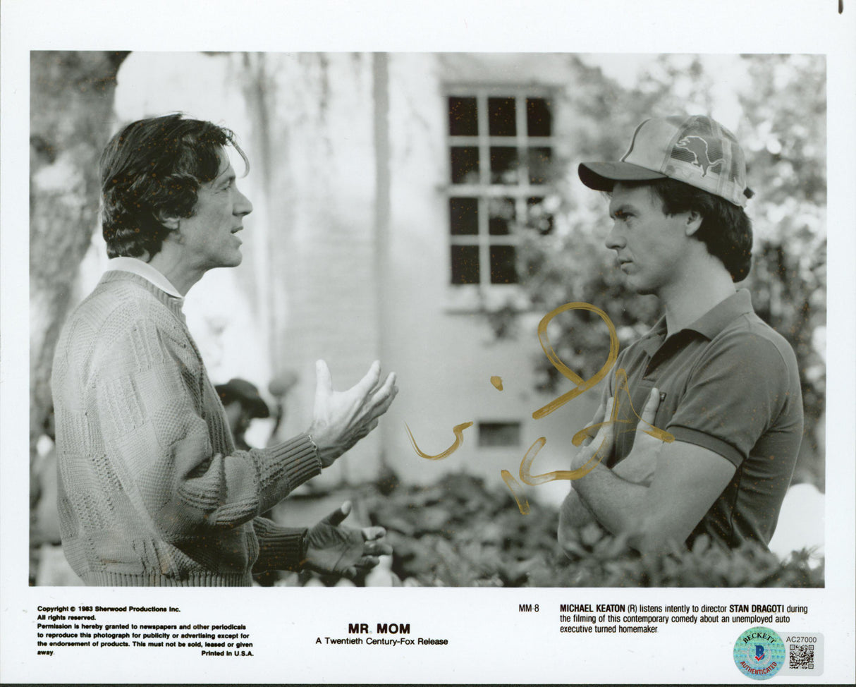 Michael Keaton Mr. Mom Authentic Signed 8x10 Photo Autographed BAS LOA #AC27000