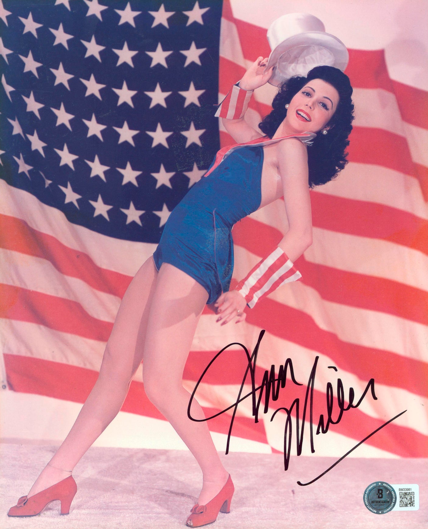 Ann Miller Room Service Authentic Signed 8x10 Photo Autographed BAS #BM33981