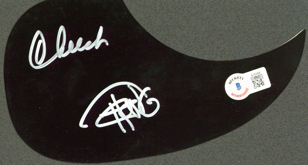 Cheech Marin & Tommy Chong Authentic Signed Acoustic Guitar Pick Guard BAS