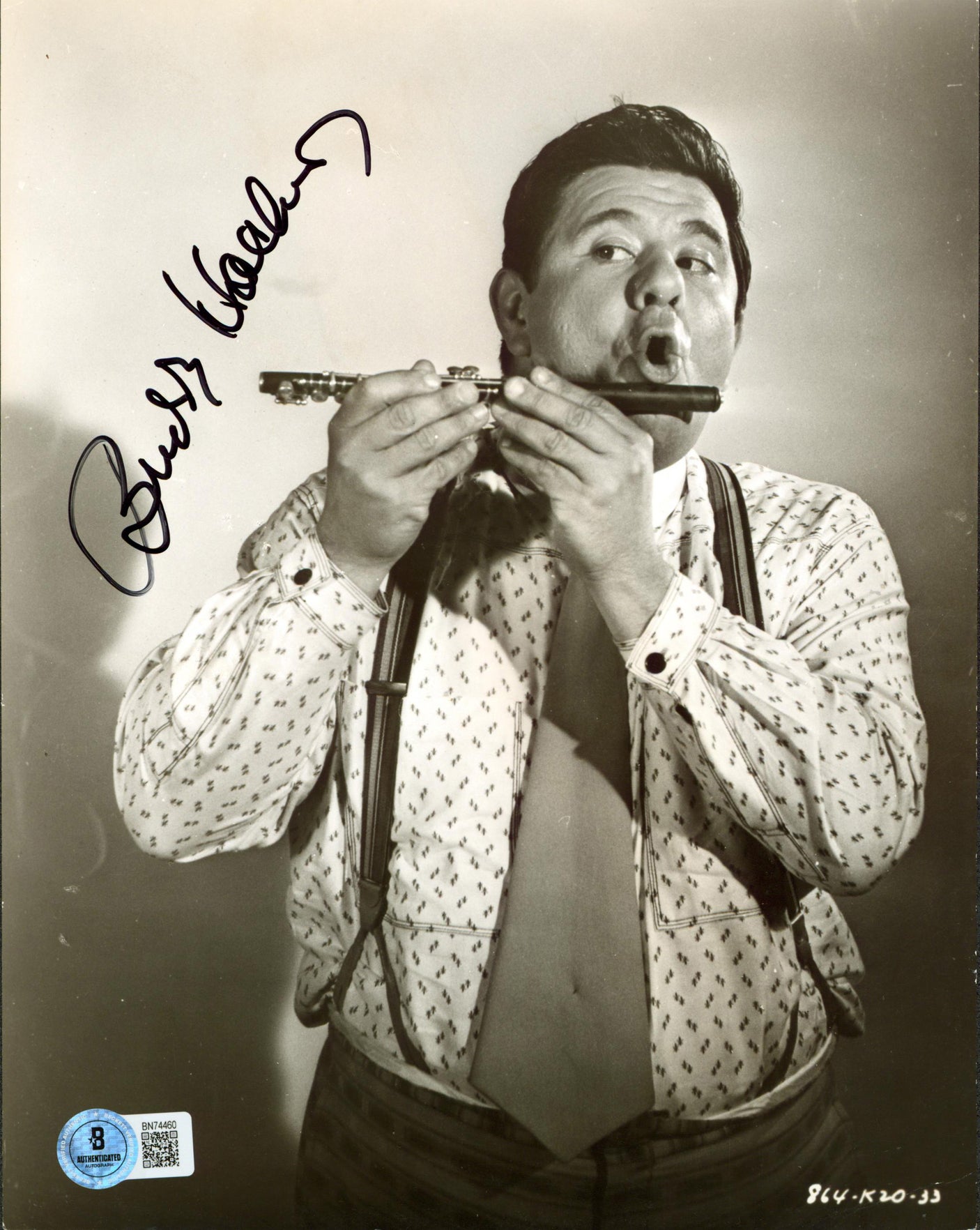 Buddy Hackett Comedian Authentic Signed 7.5x9.5 Photo Autographed BAS #BN74460