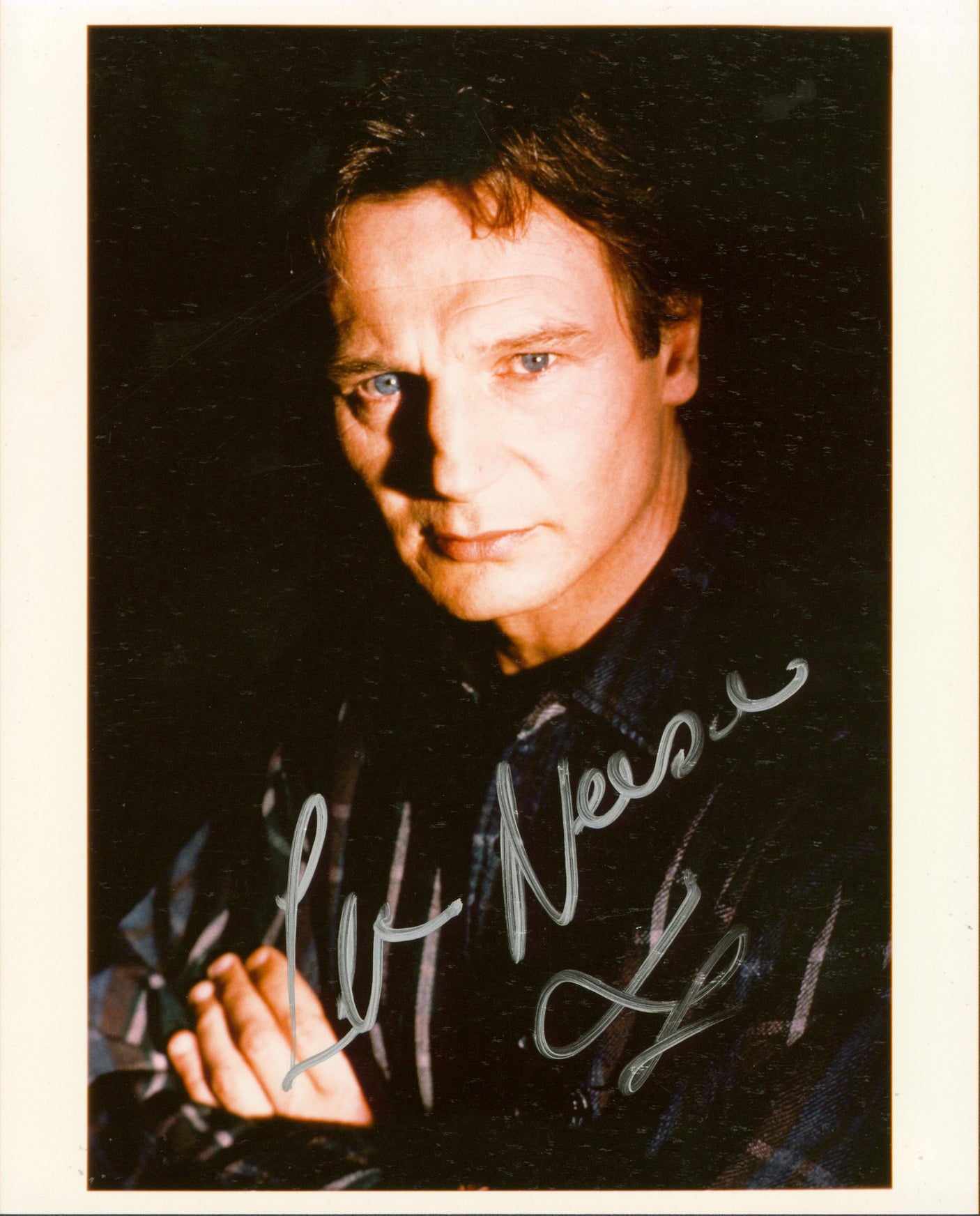 Liam Neeson Schindler's List Authentic Signed 6.5x9.5 Photo BAS #AD64449