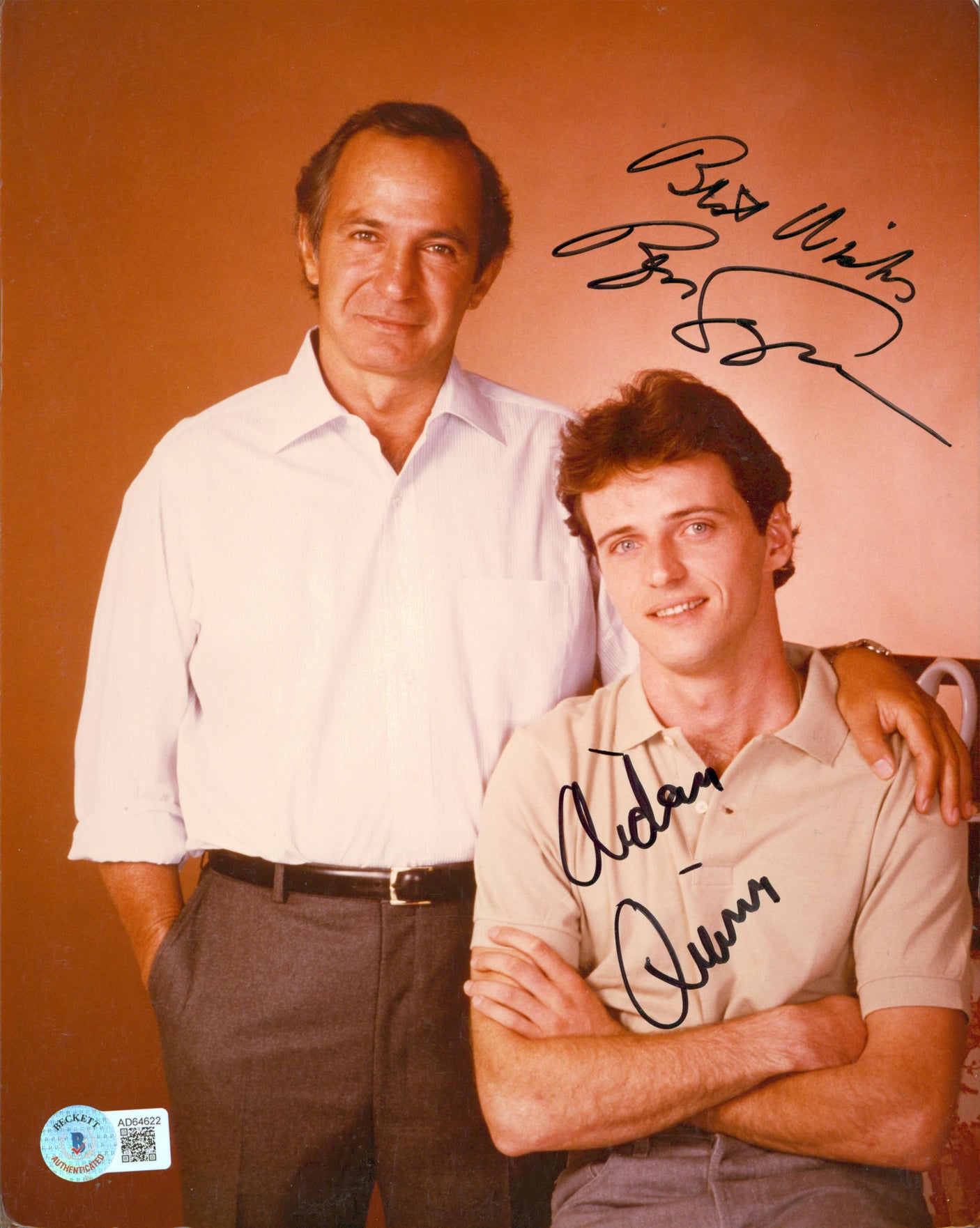 Ben Gazzara & Aidan Quinn Benny & Joon Authentic Signed 8x10 Photo BAS #AD64622