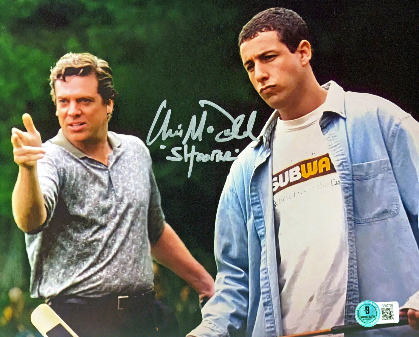 Christopher McDonald Happy Gilmore "Shooter" Authentic Signed 8x10 Photo BAS