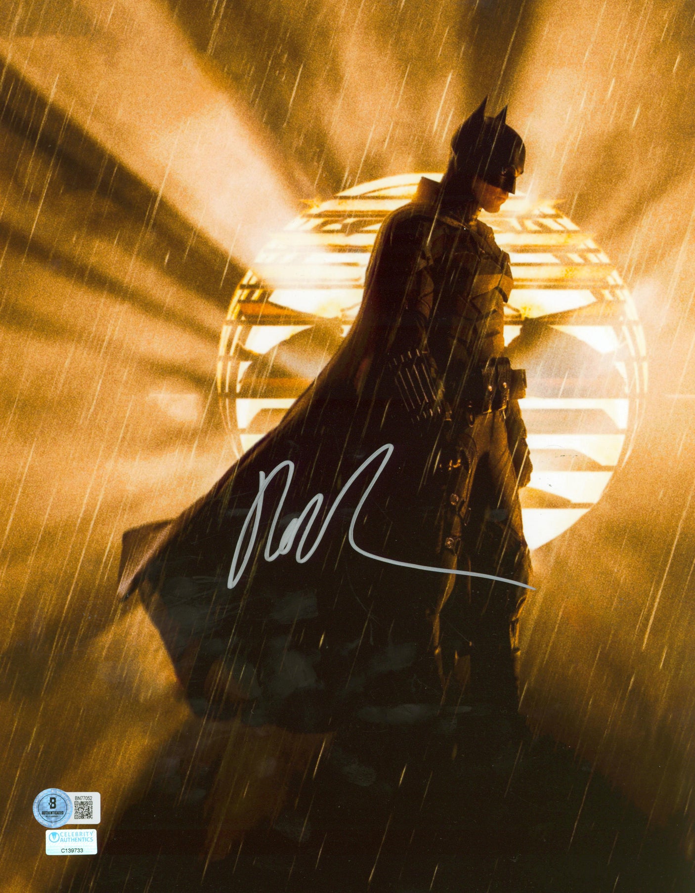 Robert Pattinson The Batman Authentic Signed 11x14 Framed Photo BAS #BN77052