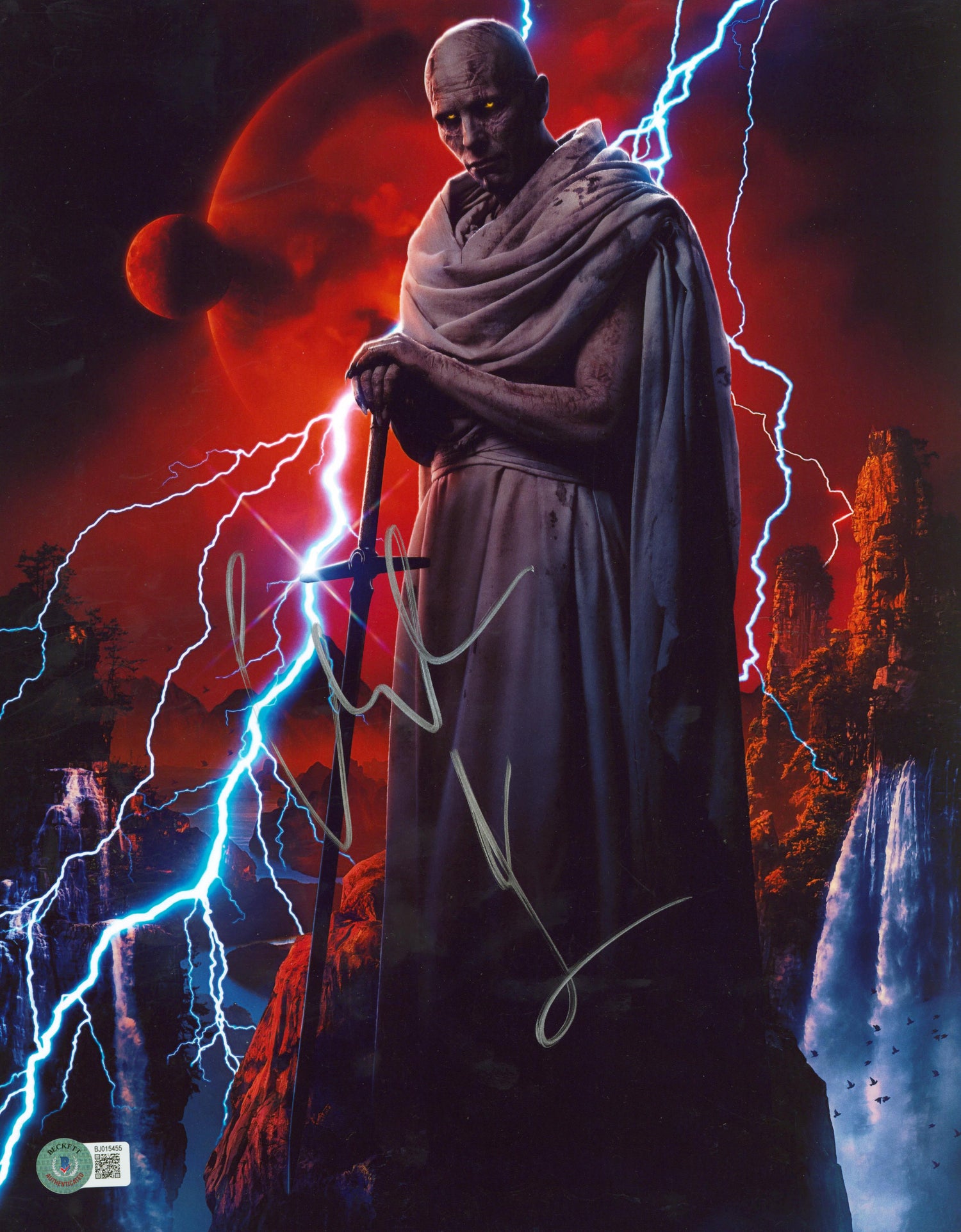 Christian Bale Thor: Love and Thunder Authentic Signed 11x14 Photo BAS #BJ015455