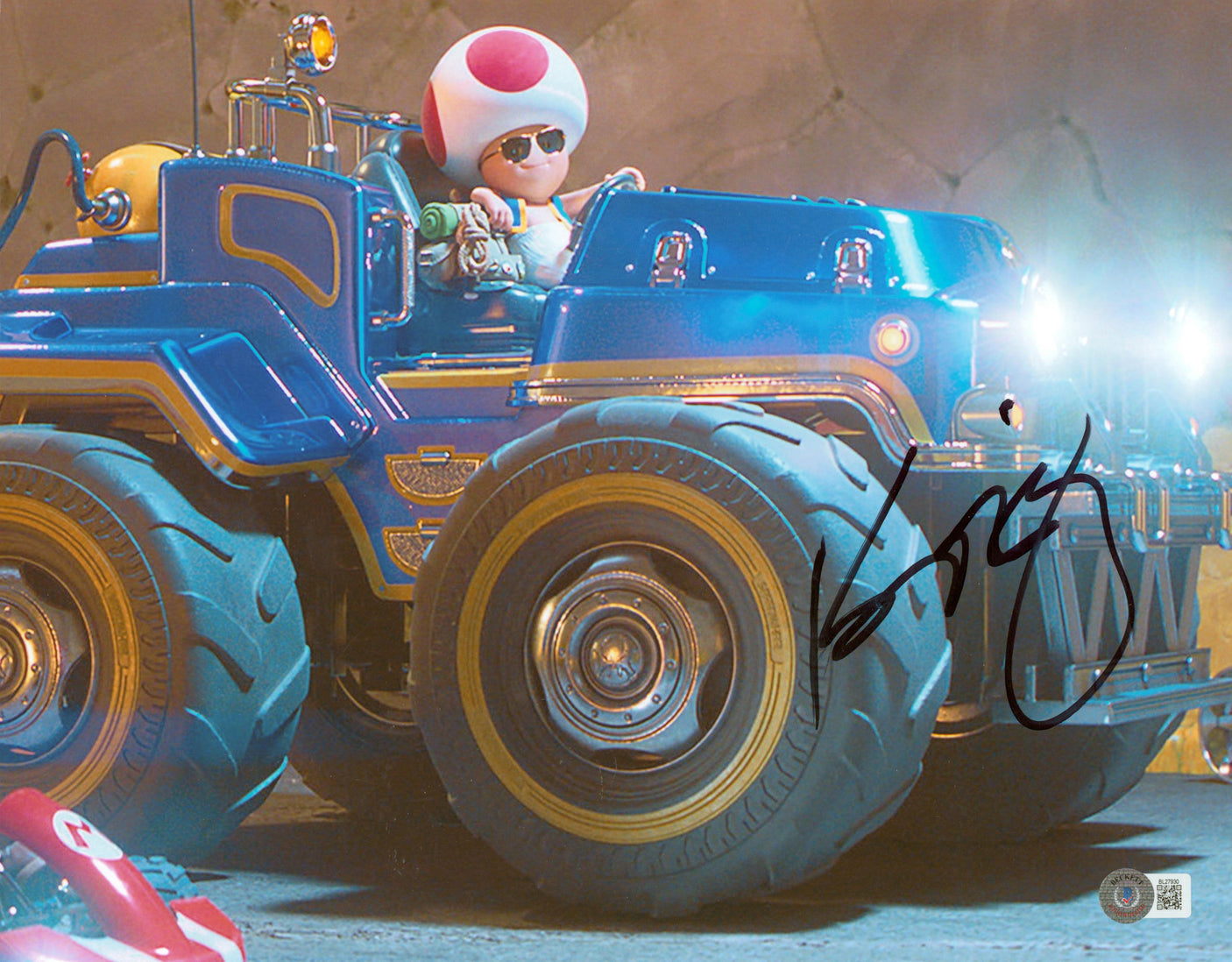 Keegan Michael Key Super Mario Bros. Authentic Signed 11x14 Photo BAS #BL27930