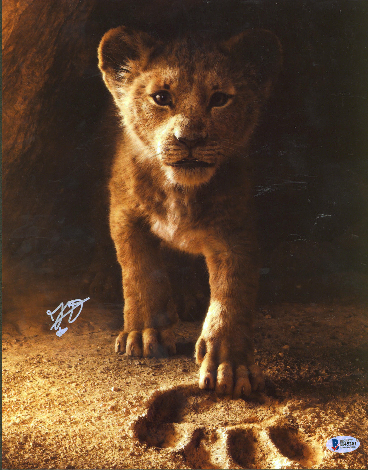JD McCrary The Lion King Authentic Signed 11x14 Photo Autographed BAS #H45281