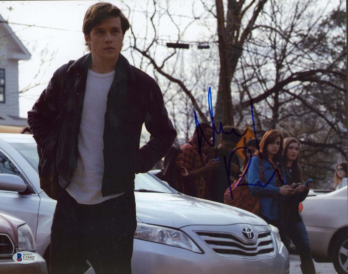 Nick Robinson Love, Simon Authentic Signed 11x14 Photo Autographed BAS #E39402