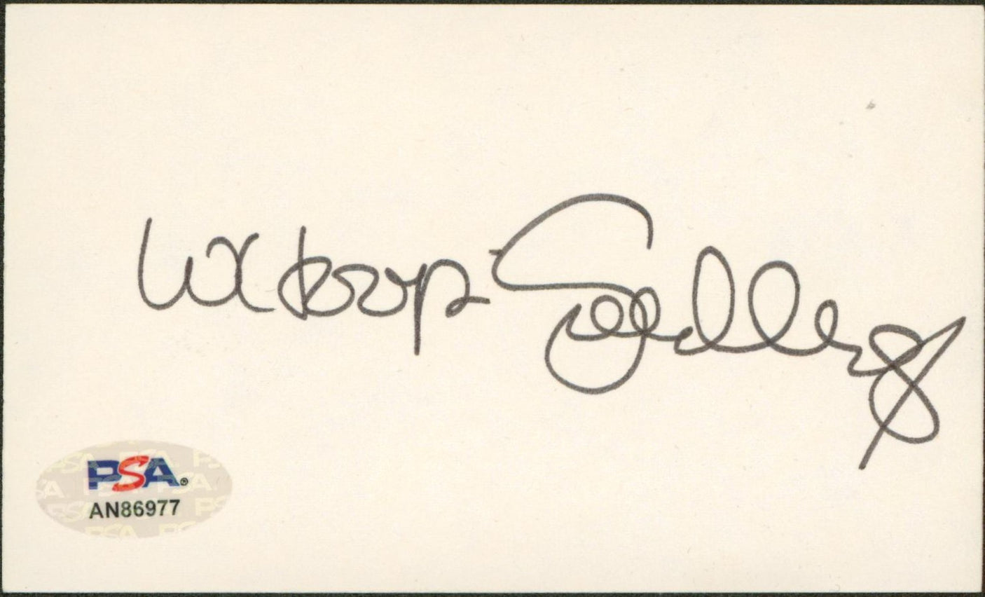 Whoopie Goldberg The Color Purple Signed 3x5 Index Card PSA/DNA #AN86977