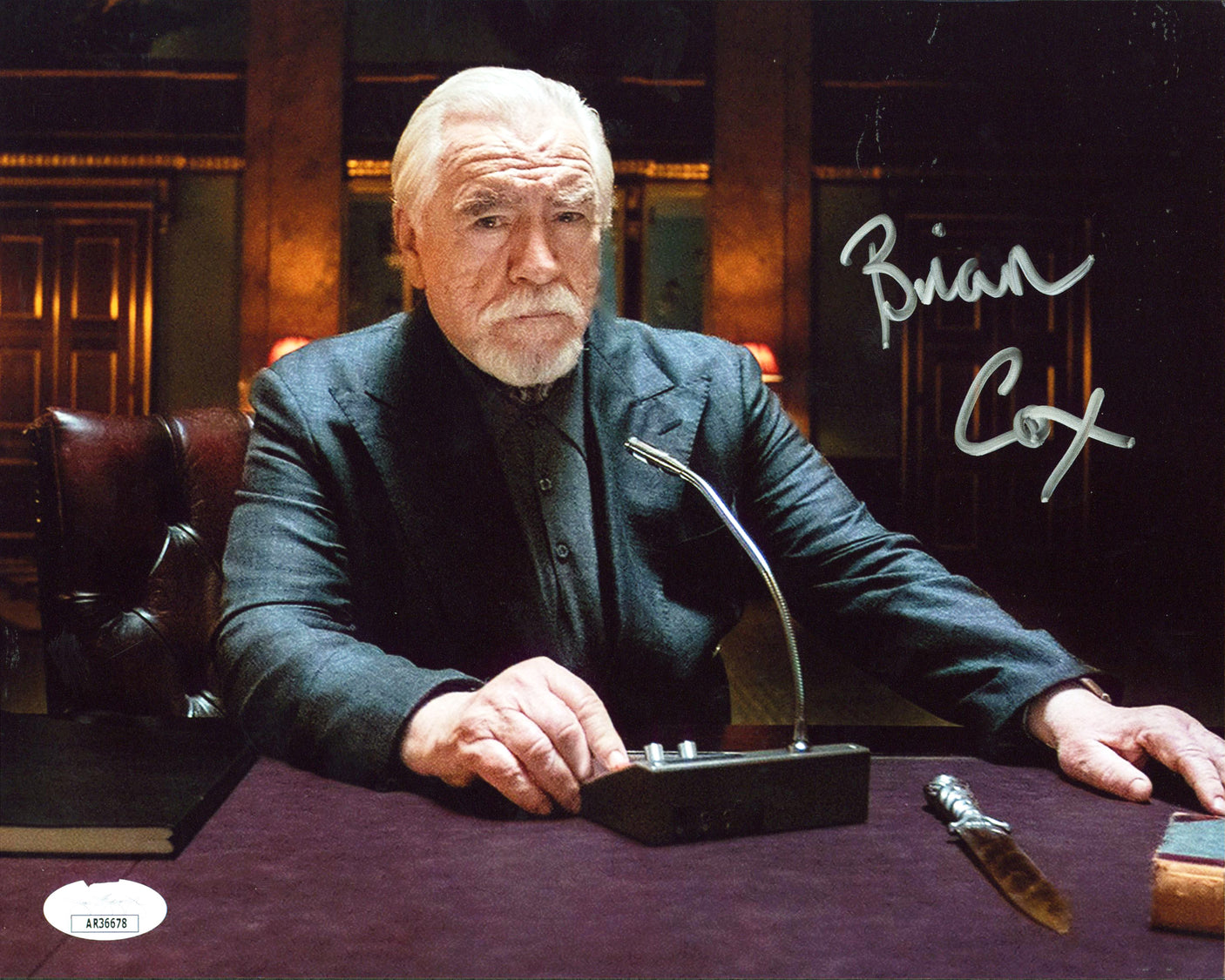 Brian Cox Succession Authentic Signed 8x10 Photo Autographed JSA #AR36678