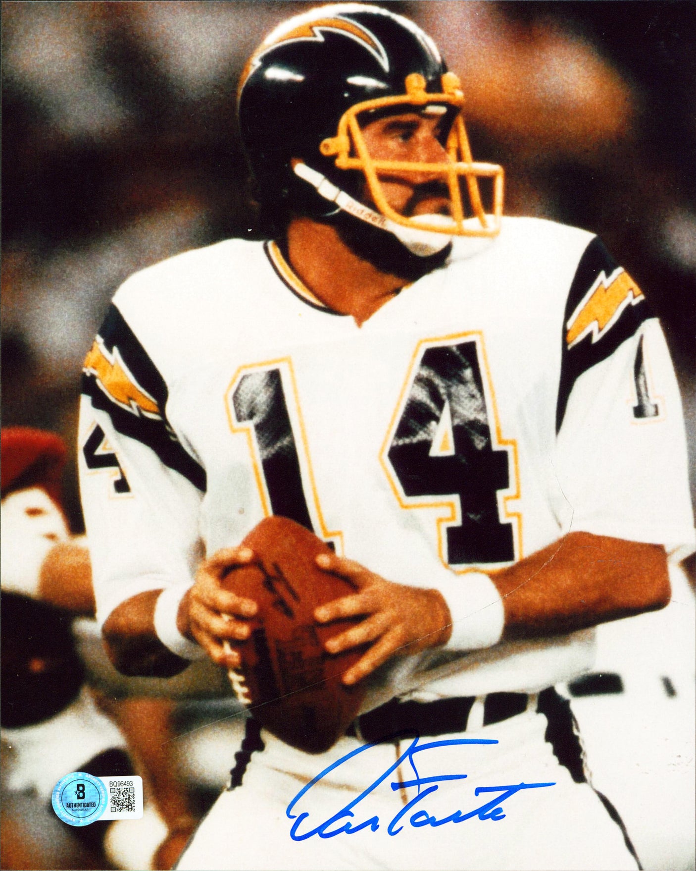 Chargers Dan Fouts Authentic Signed 8x10 Vertical Photo Autographed BAS 2