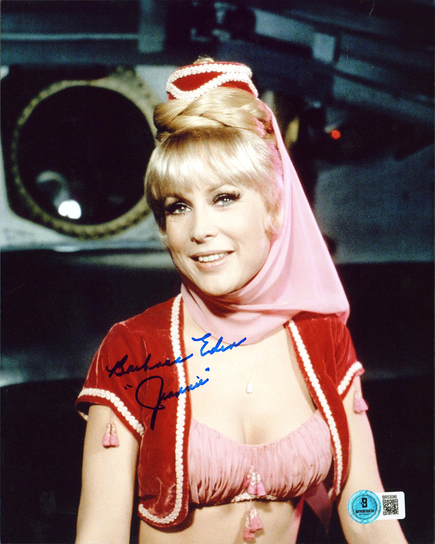 Barbara Eden I Dream of Jeannie "Jeannie" Signed 8x10 Vertical Photo BAS 5