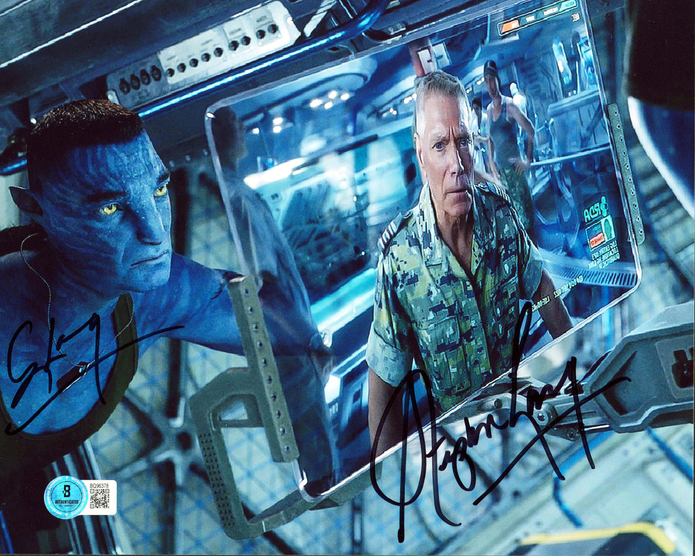 Stephen Lang Avatar Authentic 2x Signed 8x10 Horizontal Photo Autographed BAS 2