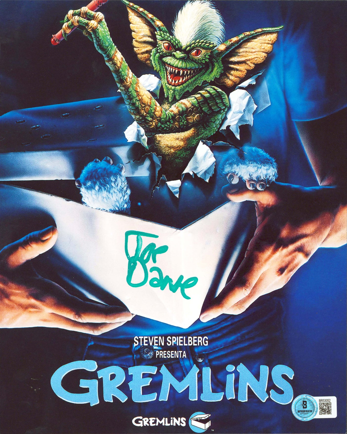Joe Dante Gremlins Authentic Signed 8x10 Vertical Photo Autographed BAS #BR53052