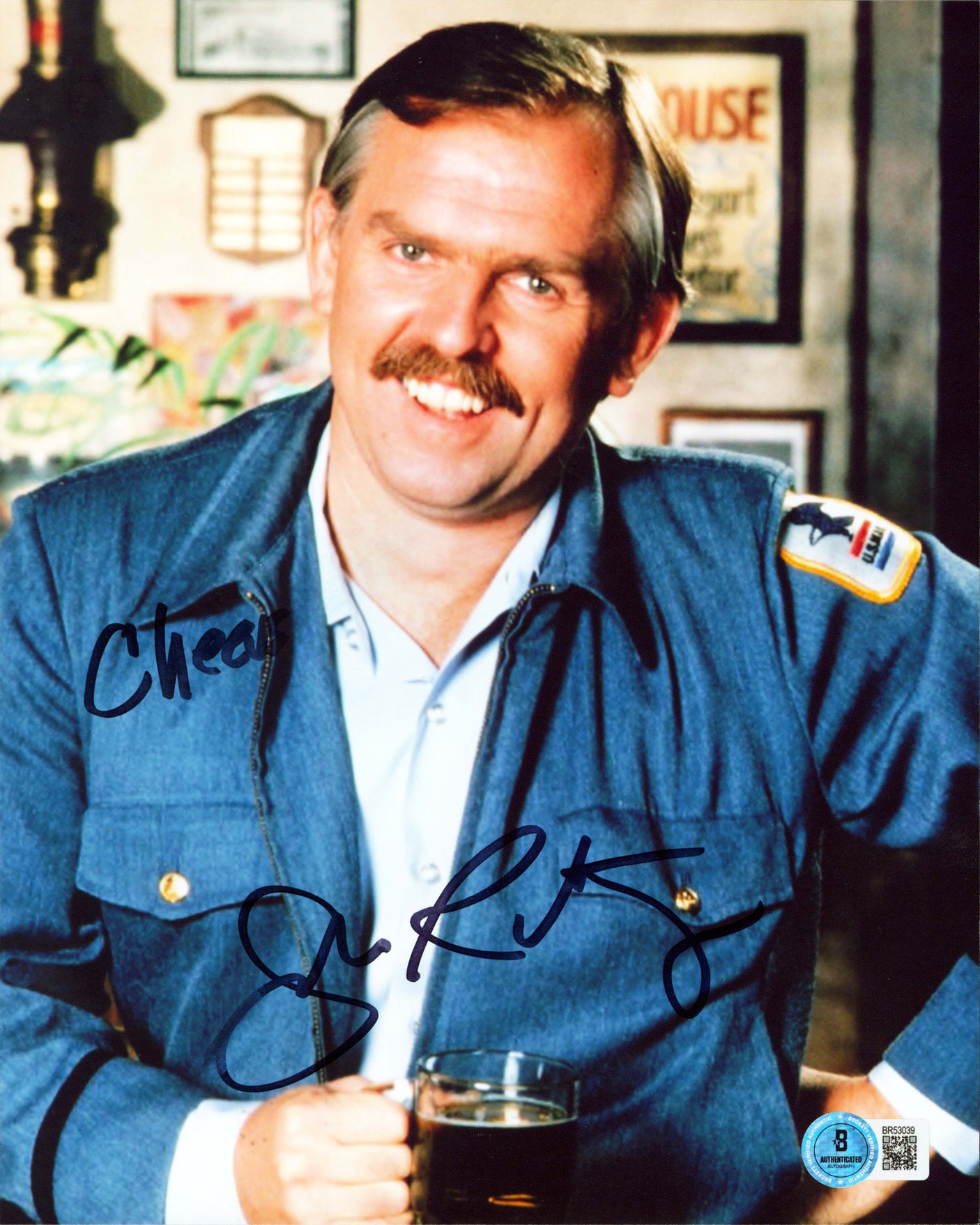 John Ratzenberger "Cheers" Signed 8x10 Vertical Photo Autographed BAS #BR53039