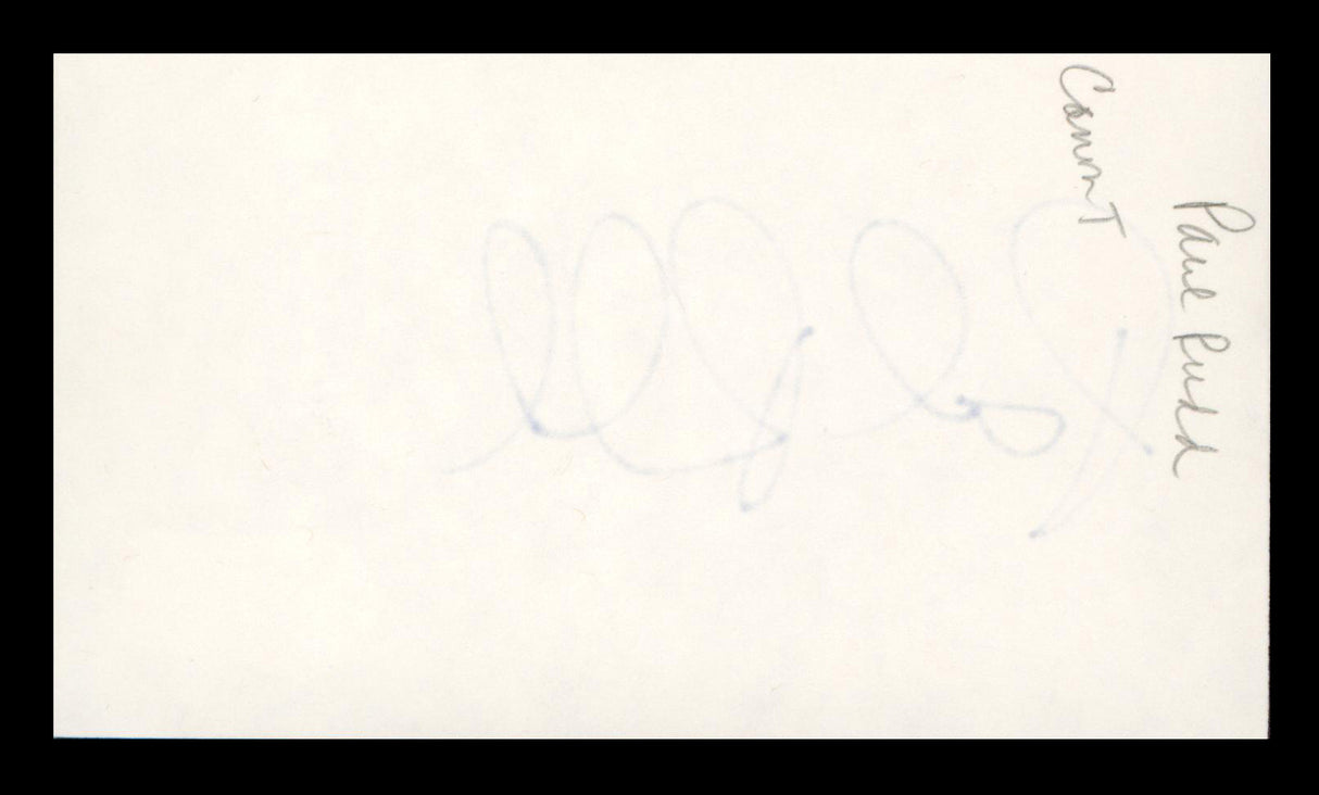 Paul Rudd Ant-Man Authentic Signed 3x5 Index Card Autographed BAS