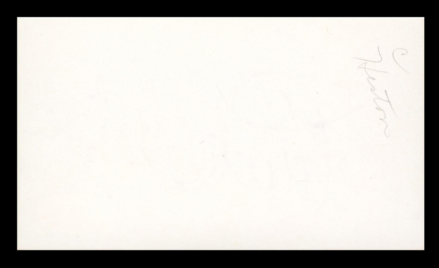 Charlton Heston Ben-Hur Authentic Signed 3x5 Index Card Autographed JSA