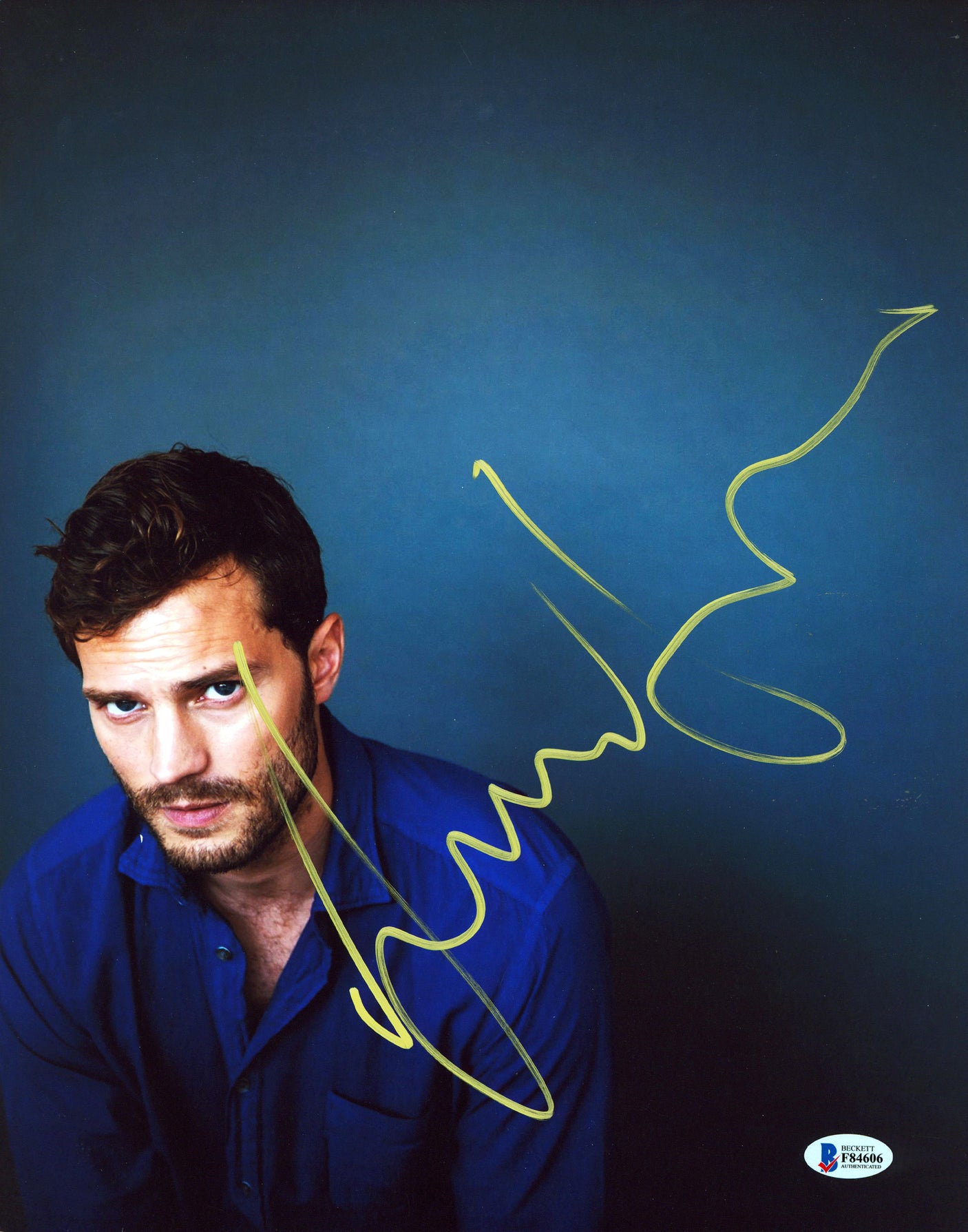 Jamie Dornan Belfast Authentic Signed 11x14 Vertical Photo BAS #F84606