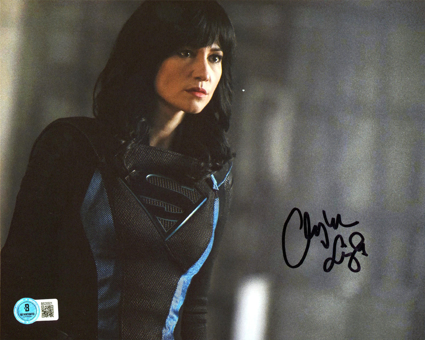 Chyler Leigh Supergirl Authentic Signed 8x10 Horizontal Photo BAS #BS20501