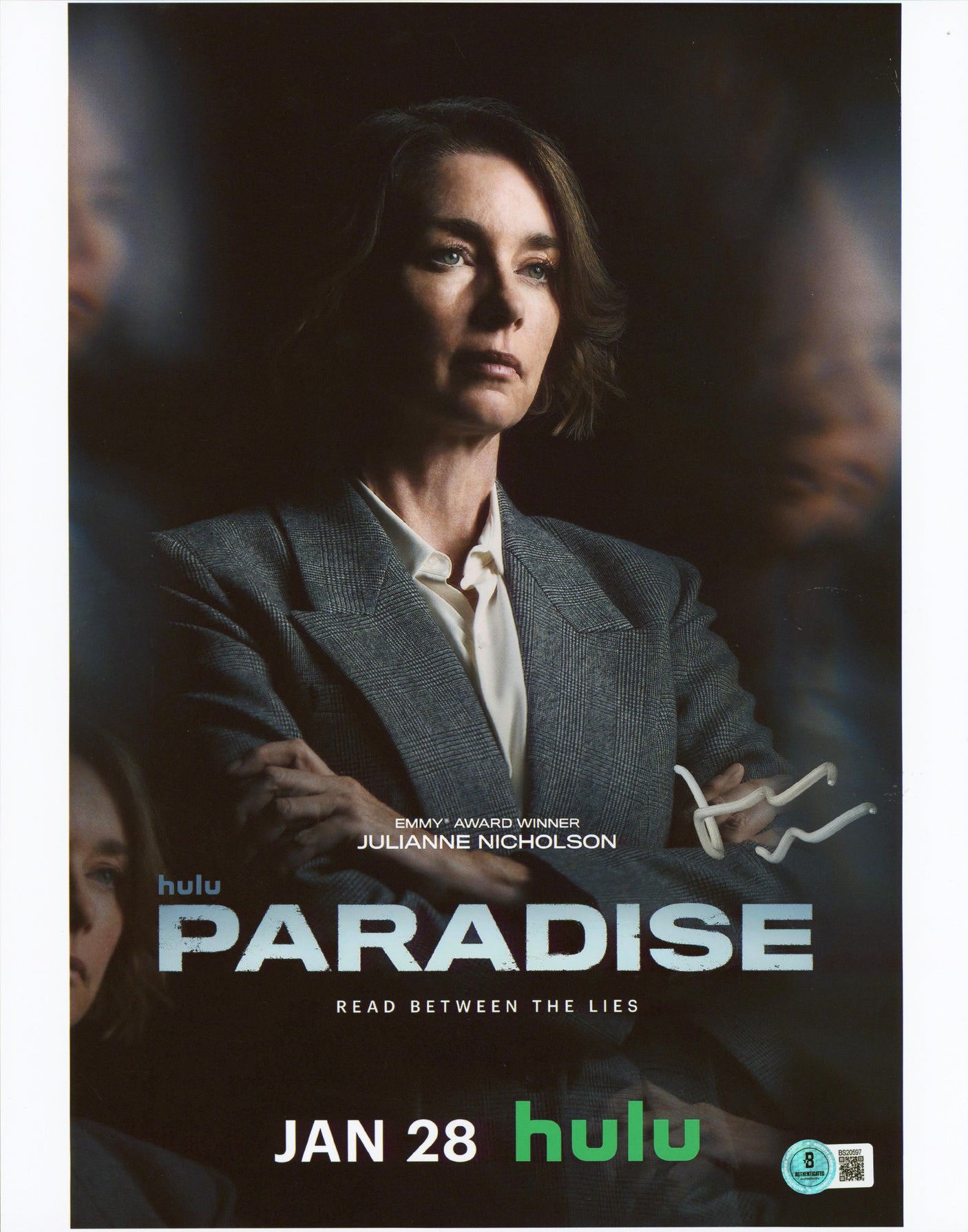 Julianne Nicholson Paradise Authentic Signed 11x14 Vertical Photo BAS #BS20597