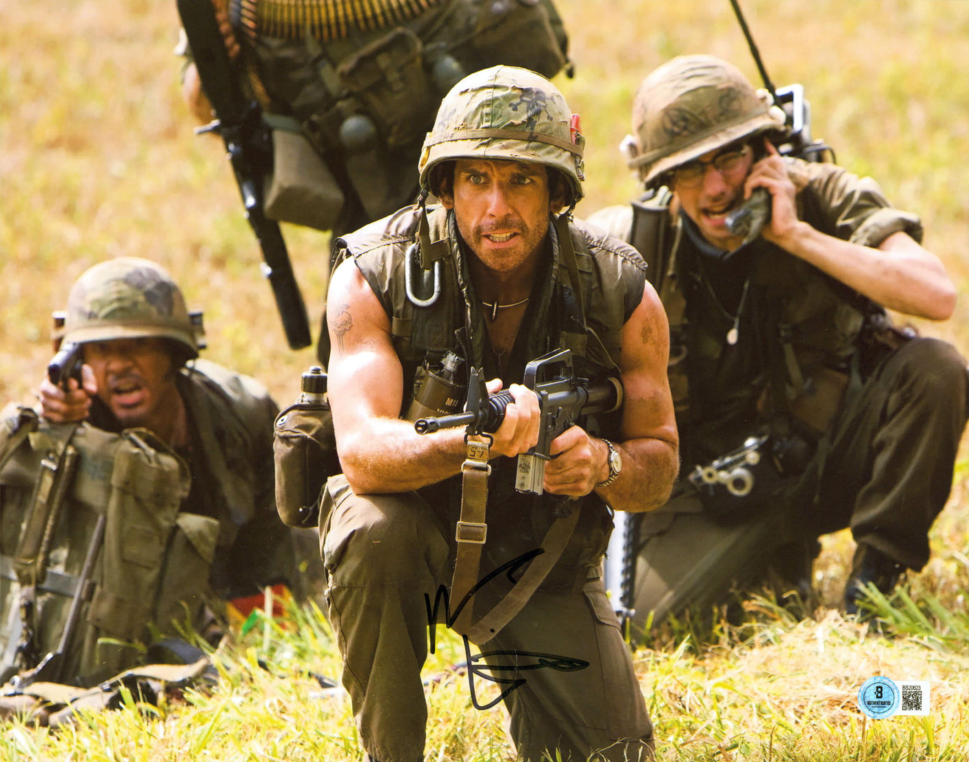 Ben Stiller Tropic Thunder Authentic Signed 11x14 Horizontal Photo BAS #BS2623