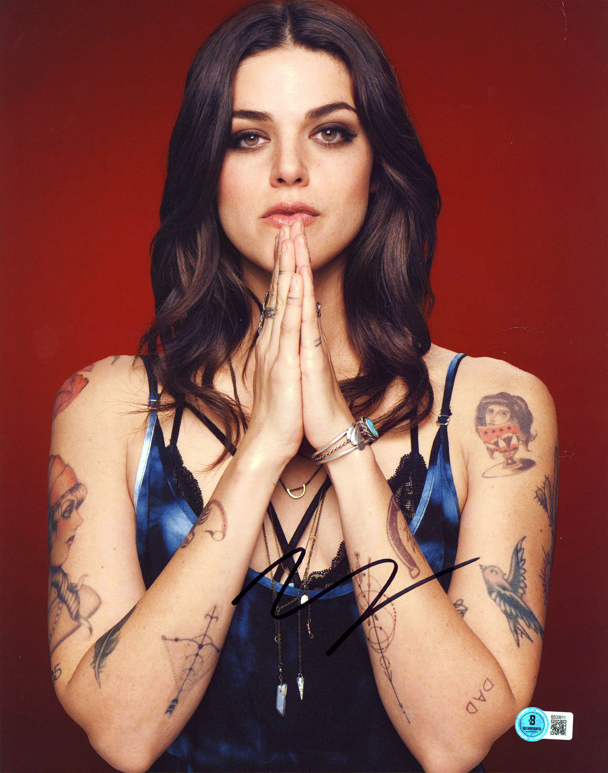 Callie Hernandez Blair Witch Authentic Signed 11x14 Vertical Photo BAS #BS20611